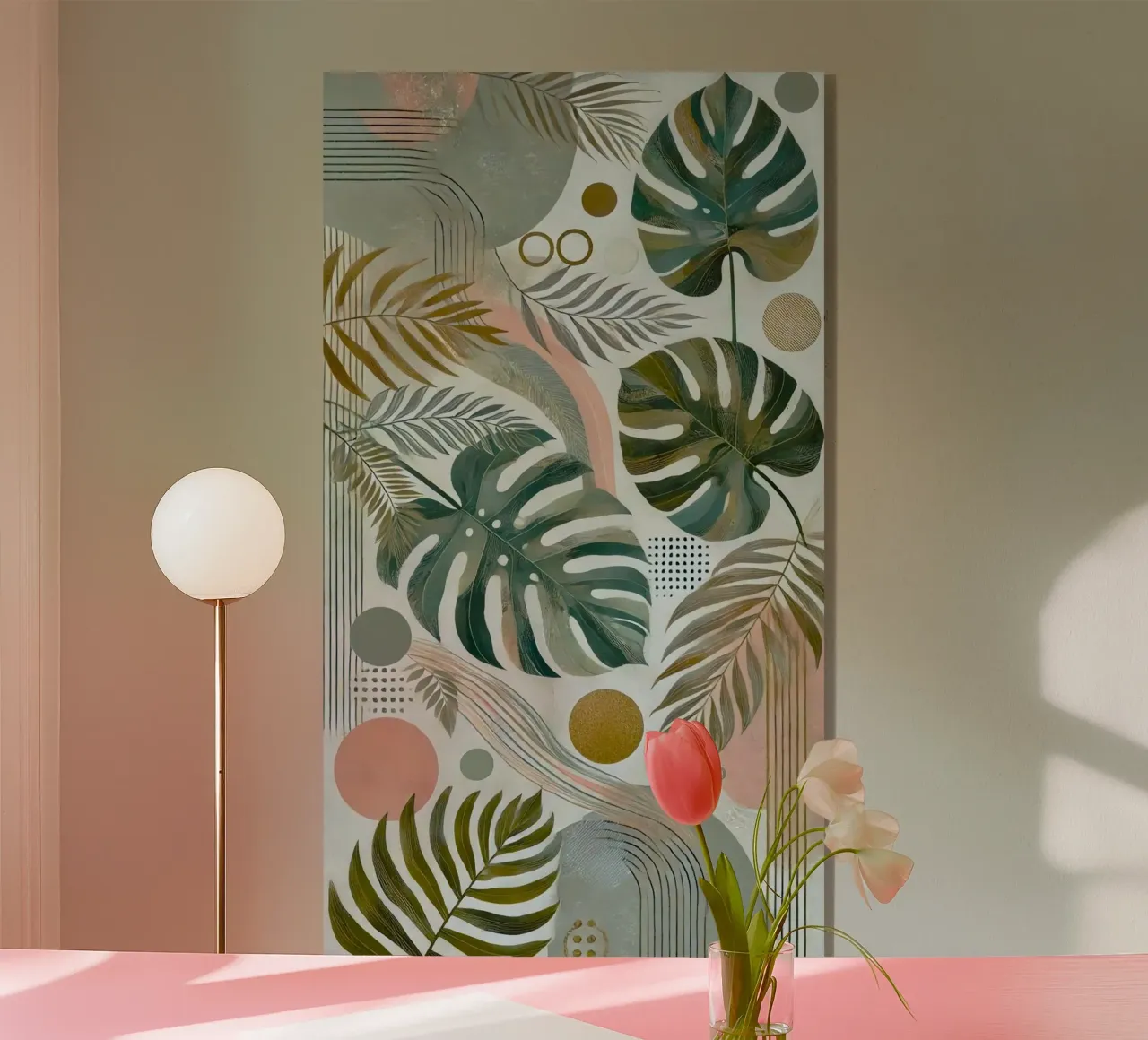 the leaf and line plexiglass da kichin