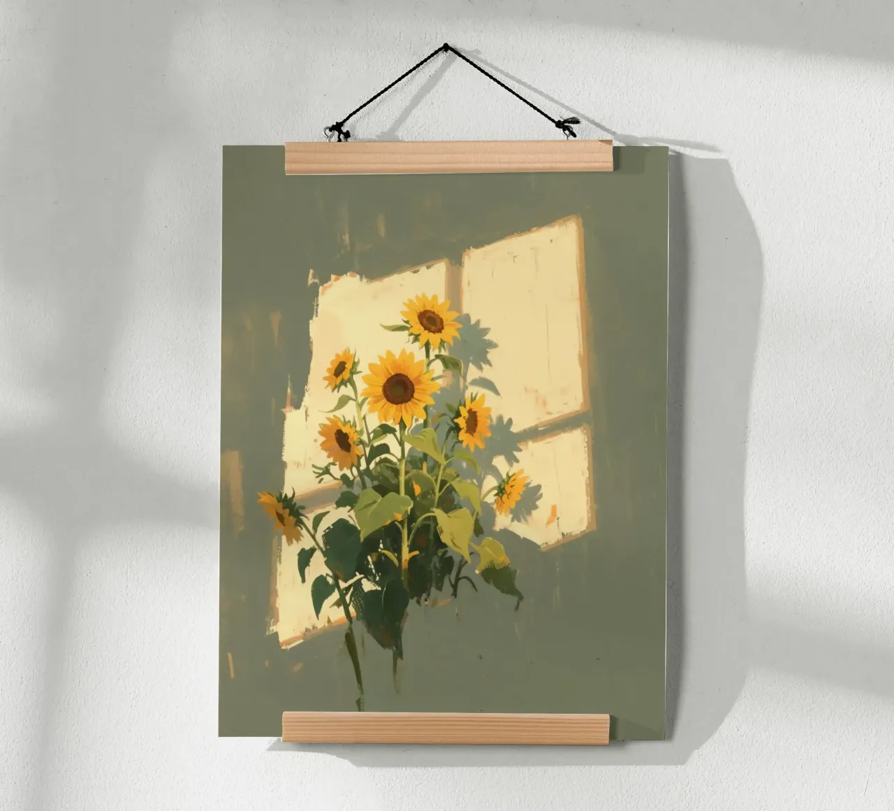 calm sunset in house poster con telaio in alluminio da lifeline