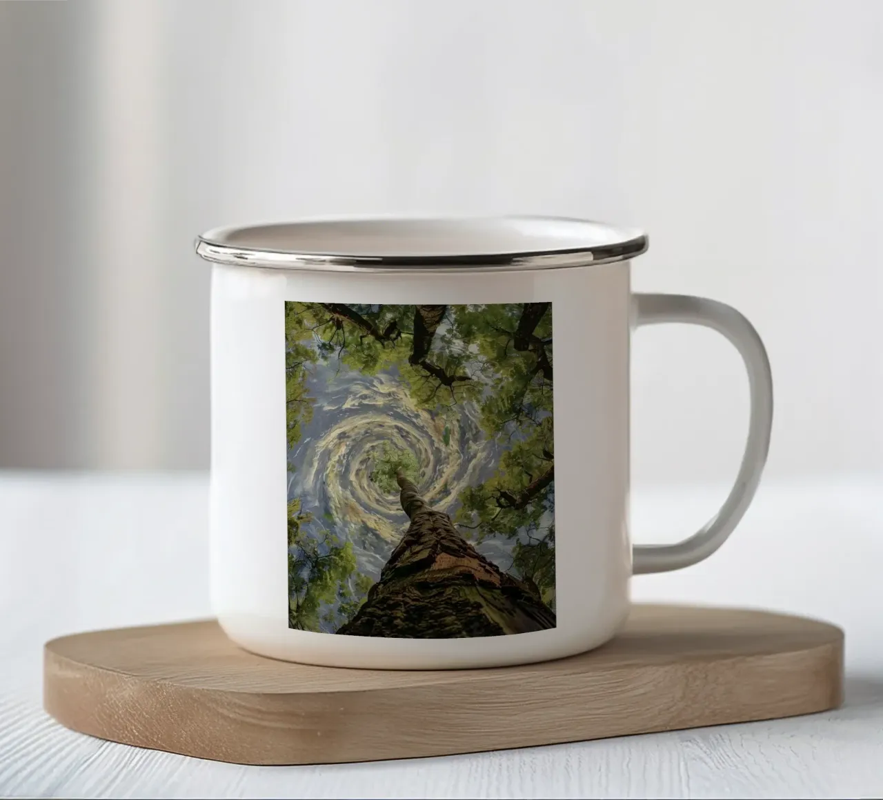 circle storm tree tazza in smalto da lifeline