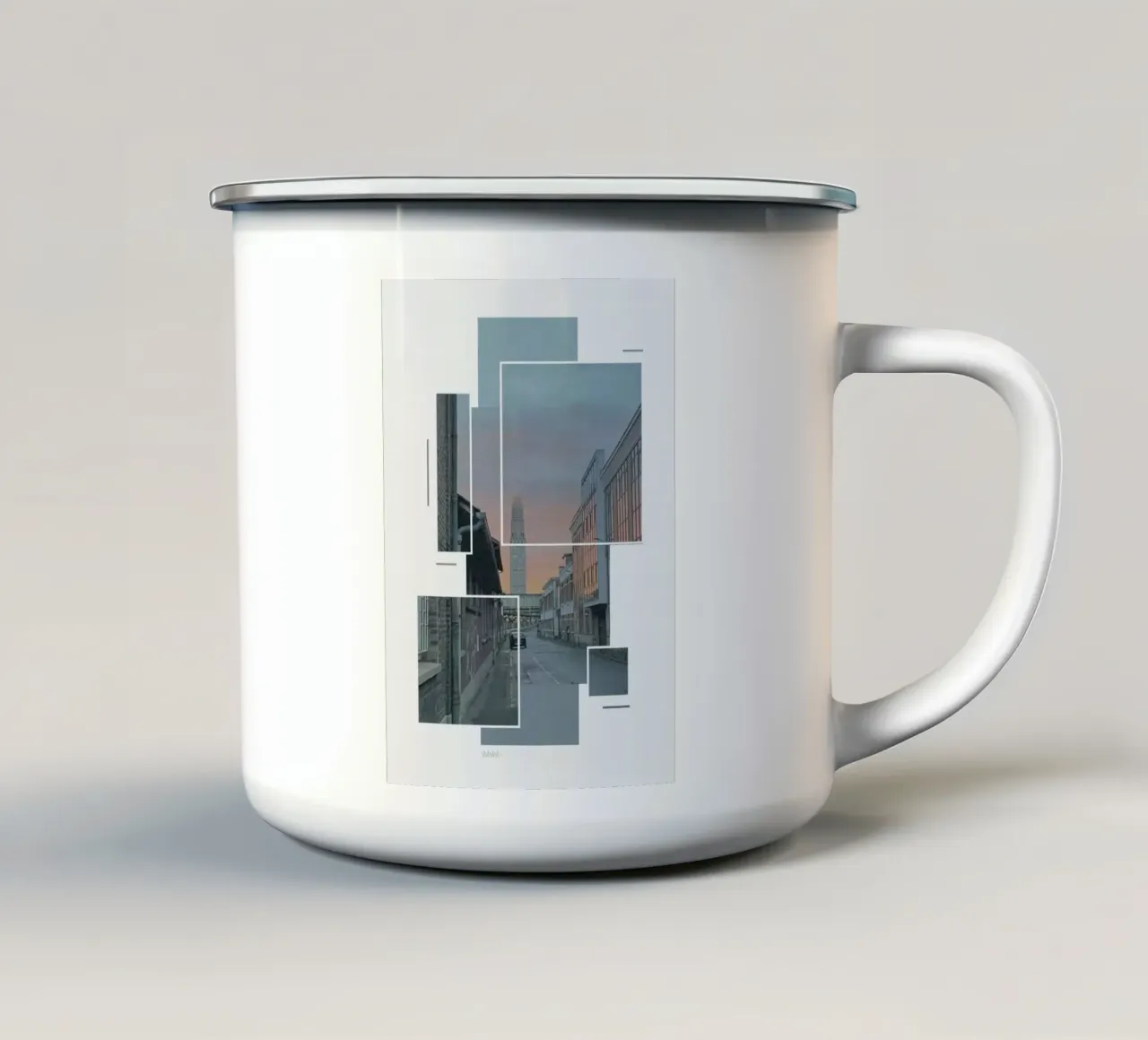 square in city tazza in smalto da miracle