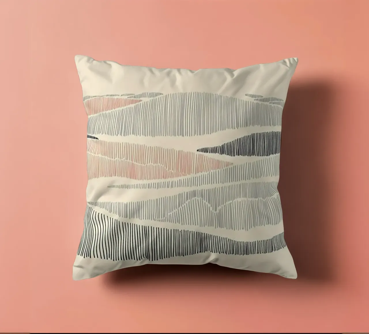 minimalist line cuscino da lifeline