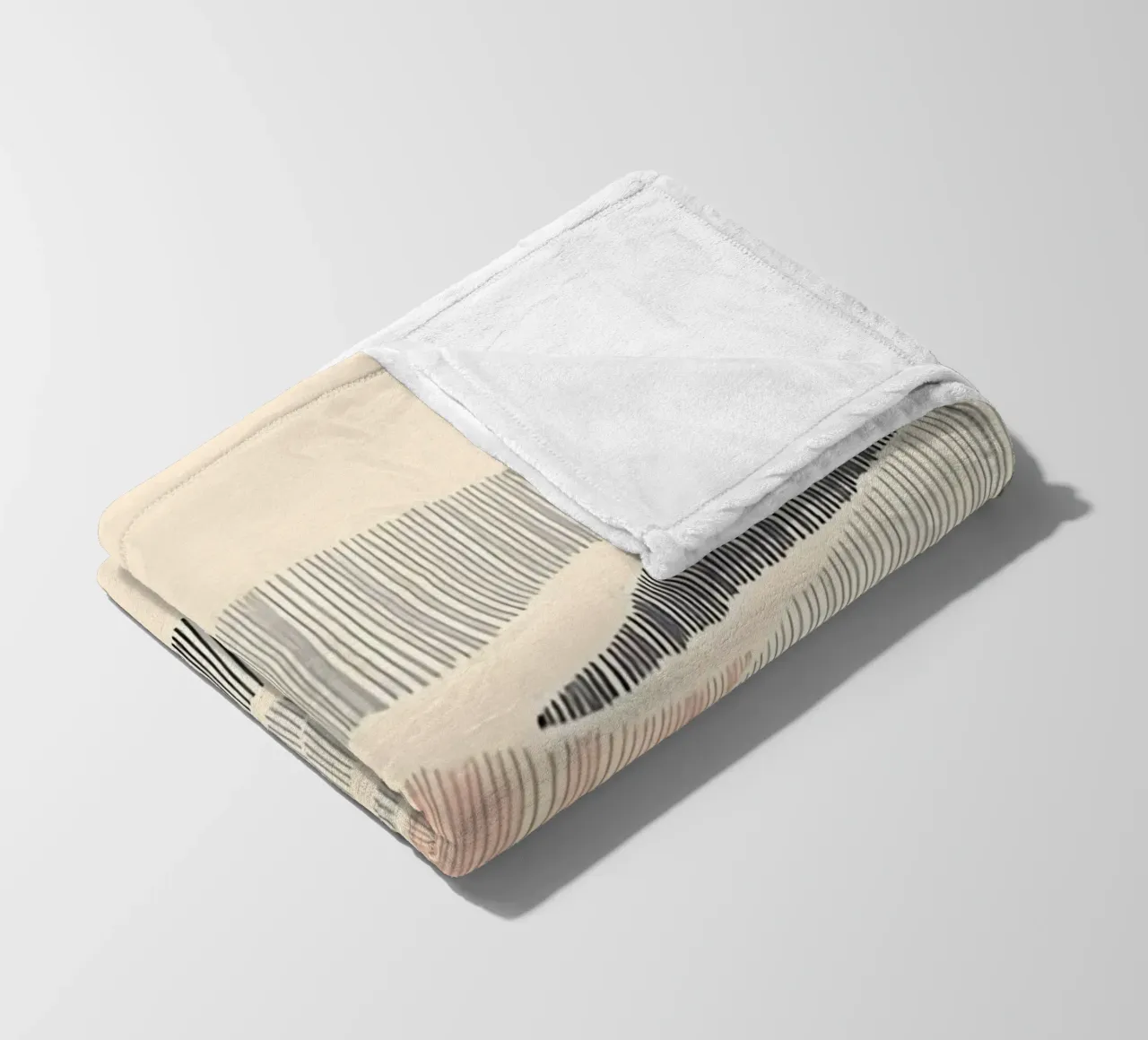 minimalist line coperta in pile da lifeline