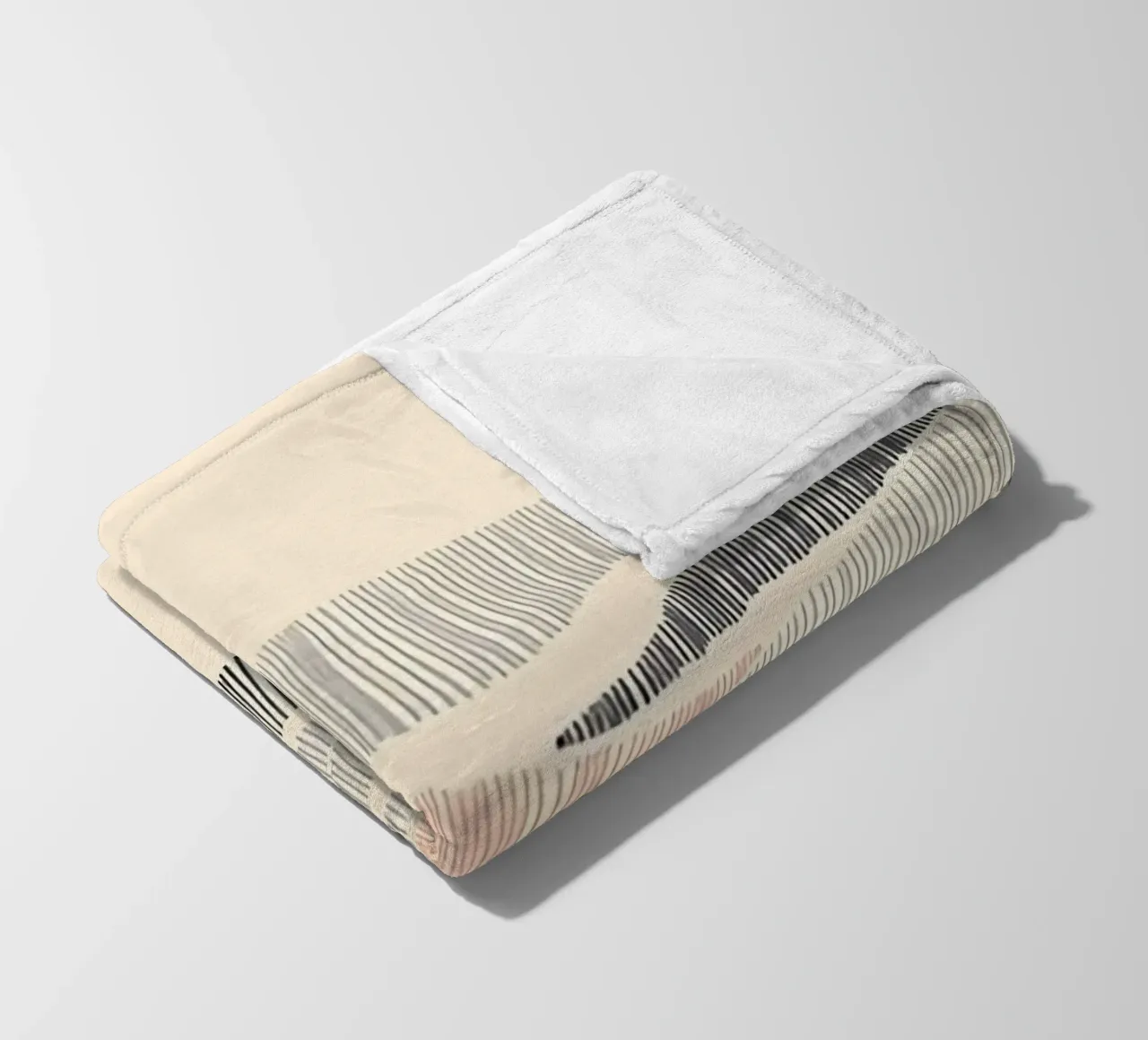 minimalist line coperta in pile da lifeline