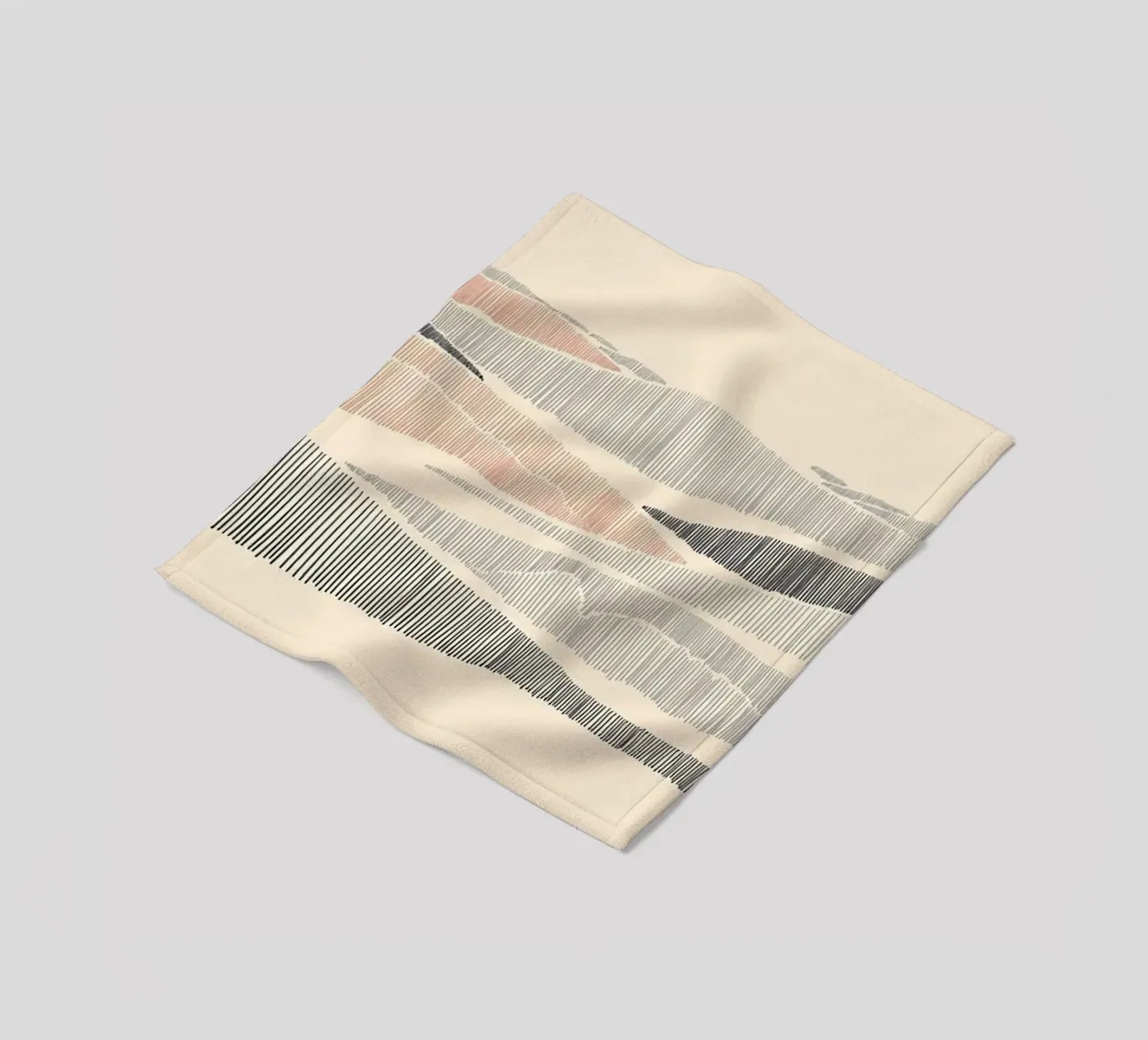 minimalist line coperta in pile da lifeline