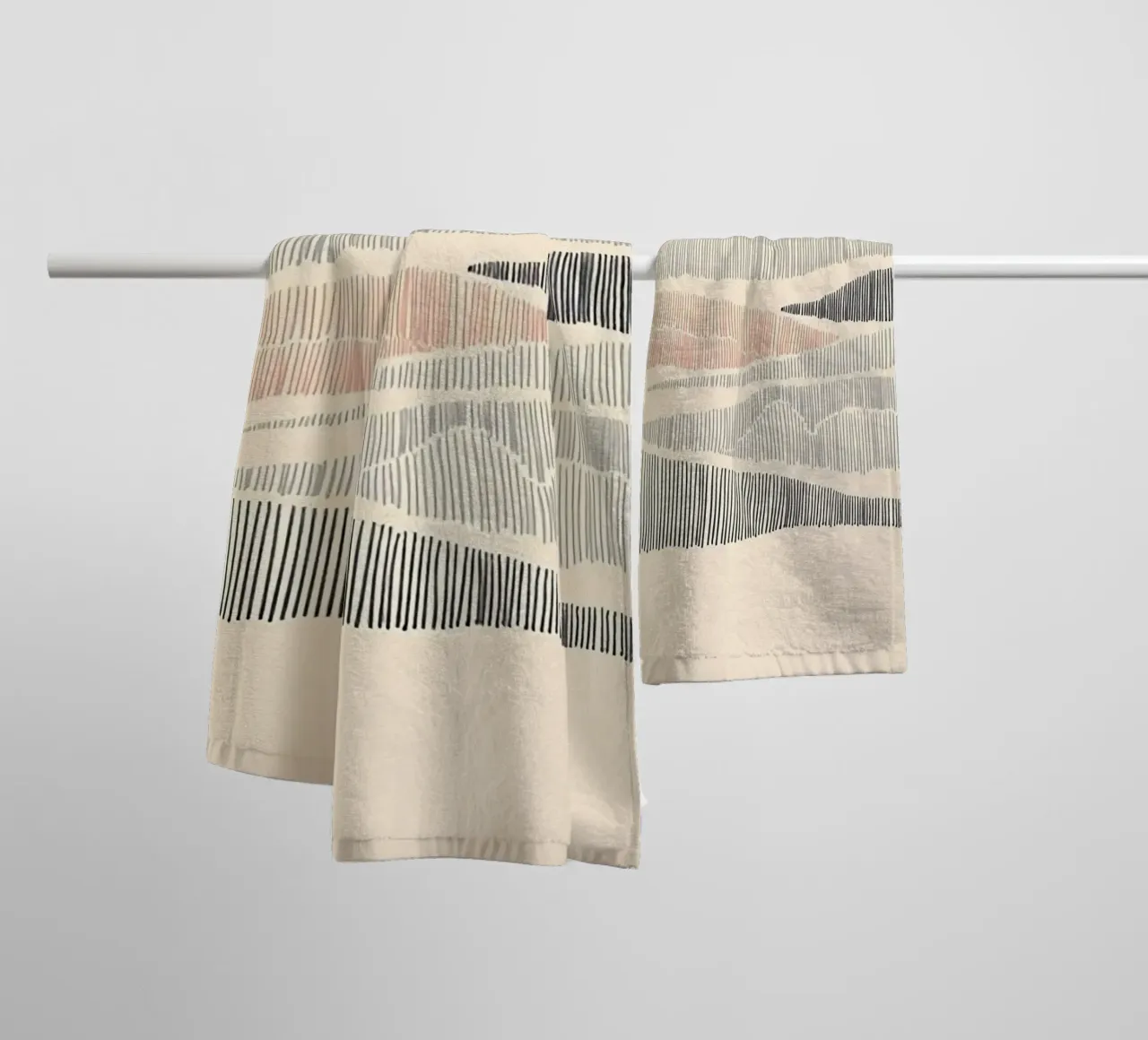 minimalist line asciugamano da bagno da lifeline