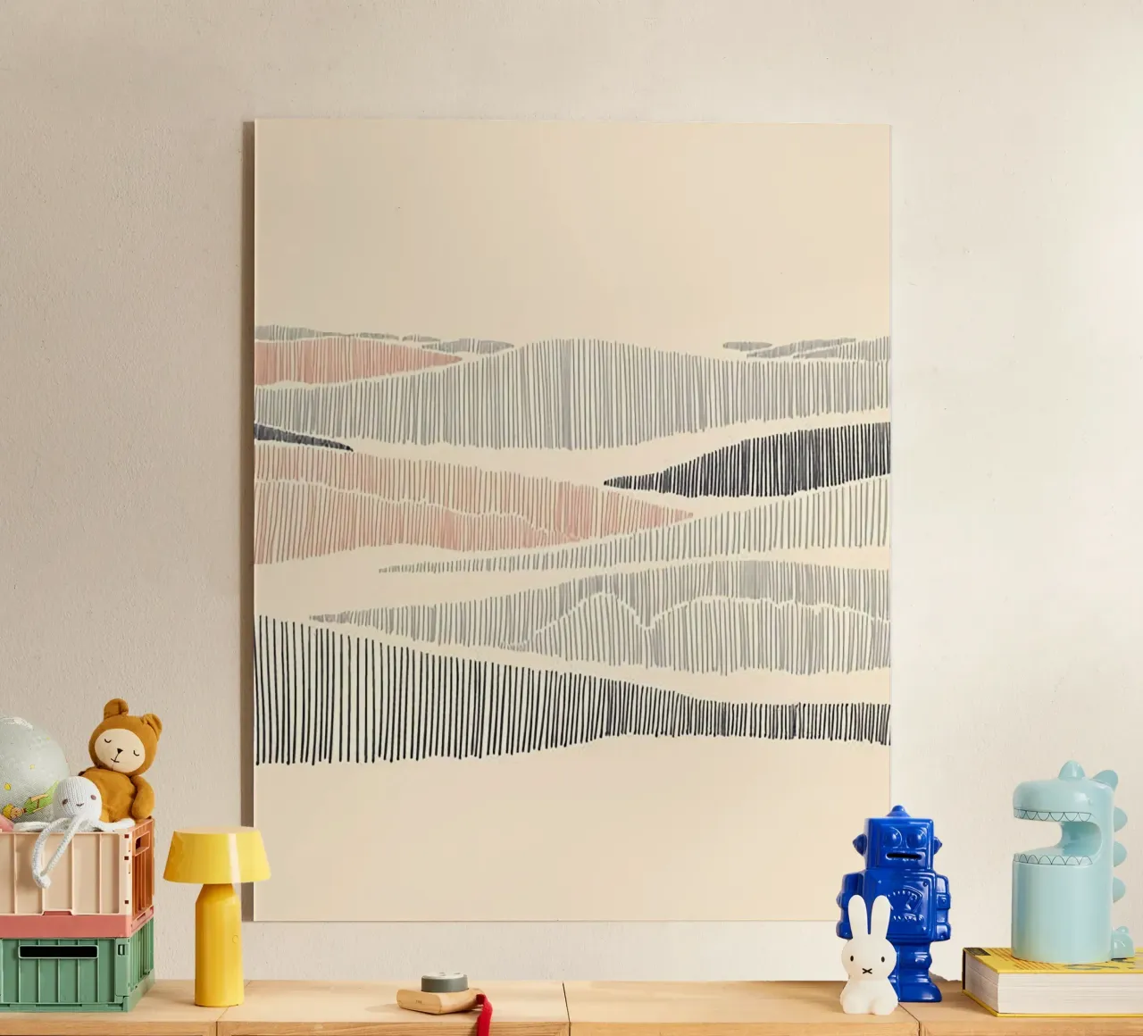minimalist line plexiglass da lifeline