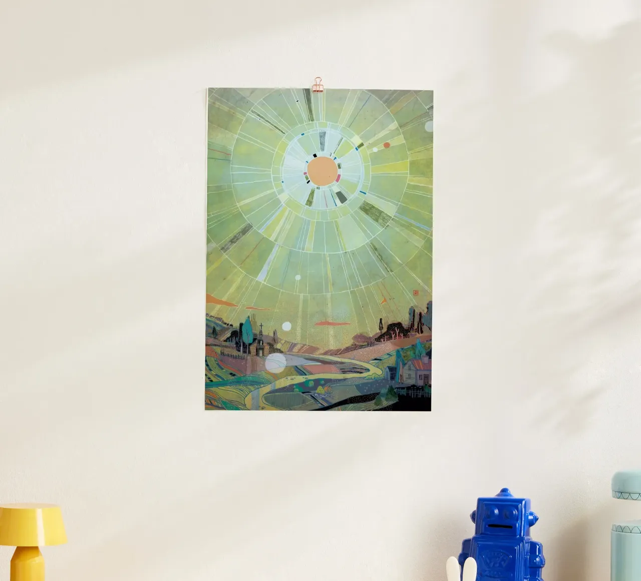 epic sunshine poster con telaio in plastica da melts