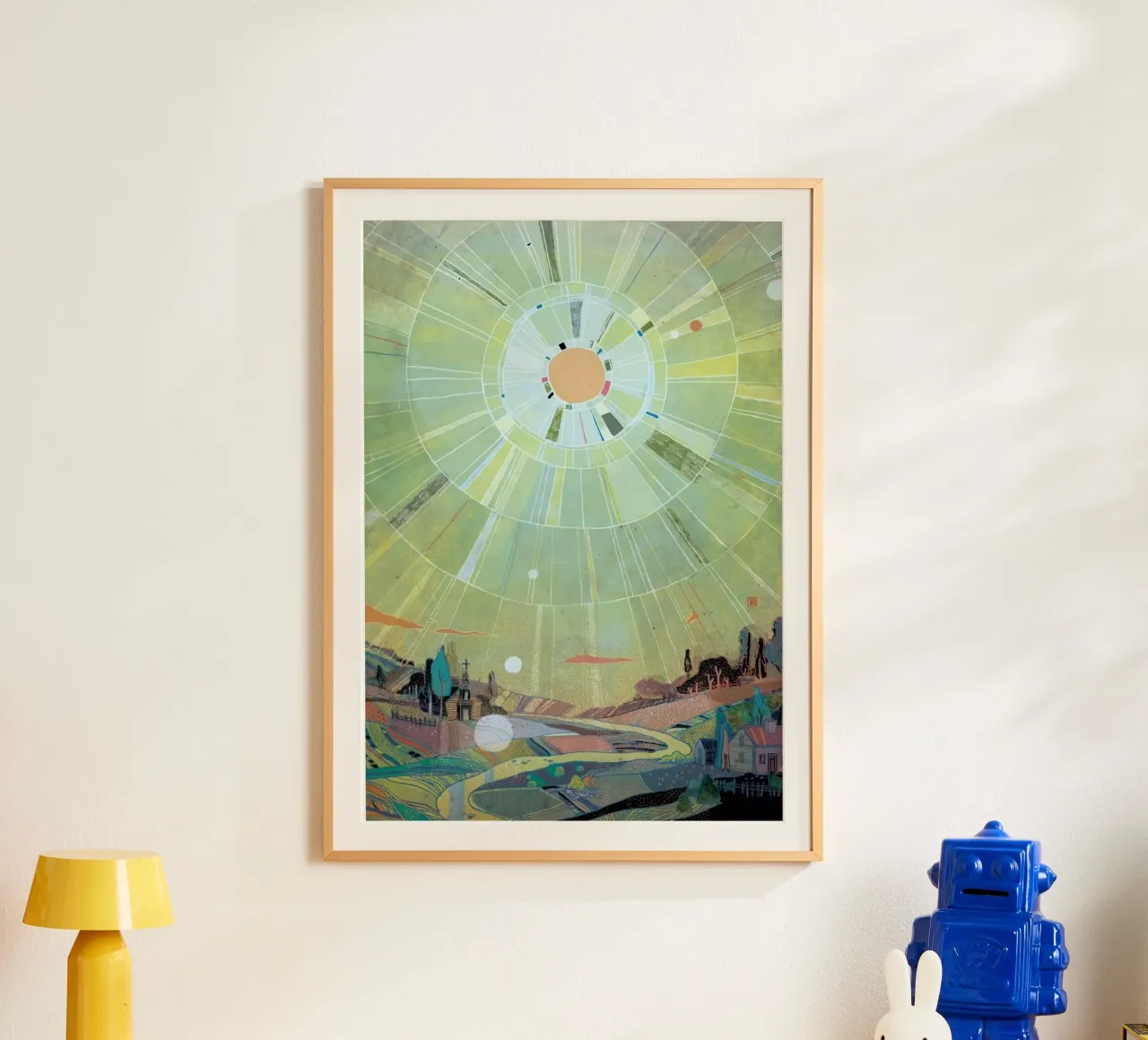 epic sunshine poster con telaio in plastica da melts