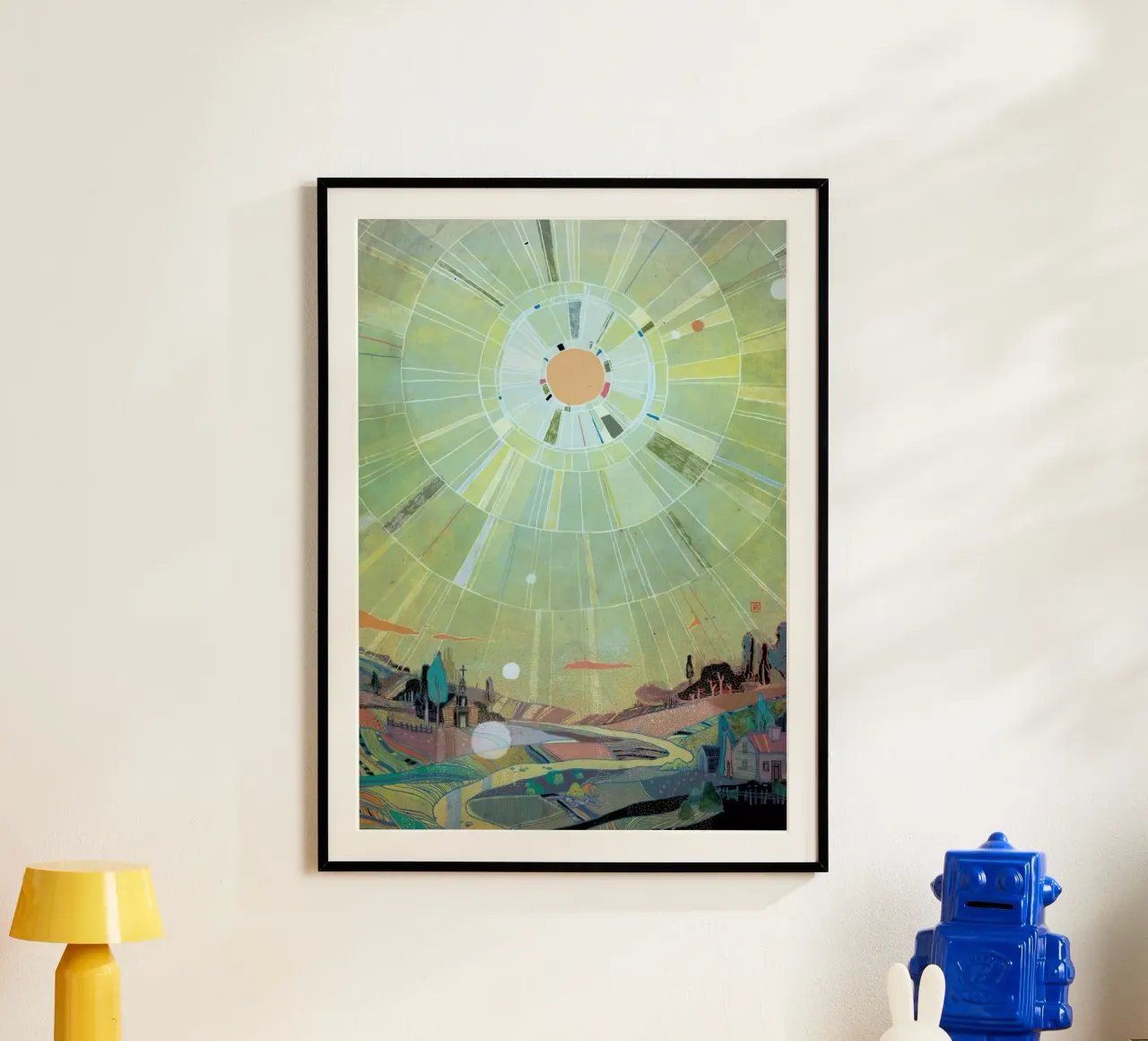 epic sunshine poster con telaio in plastica da melts