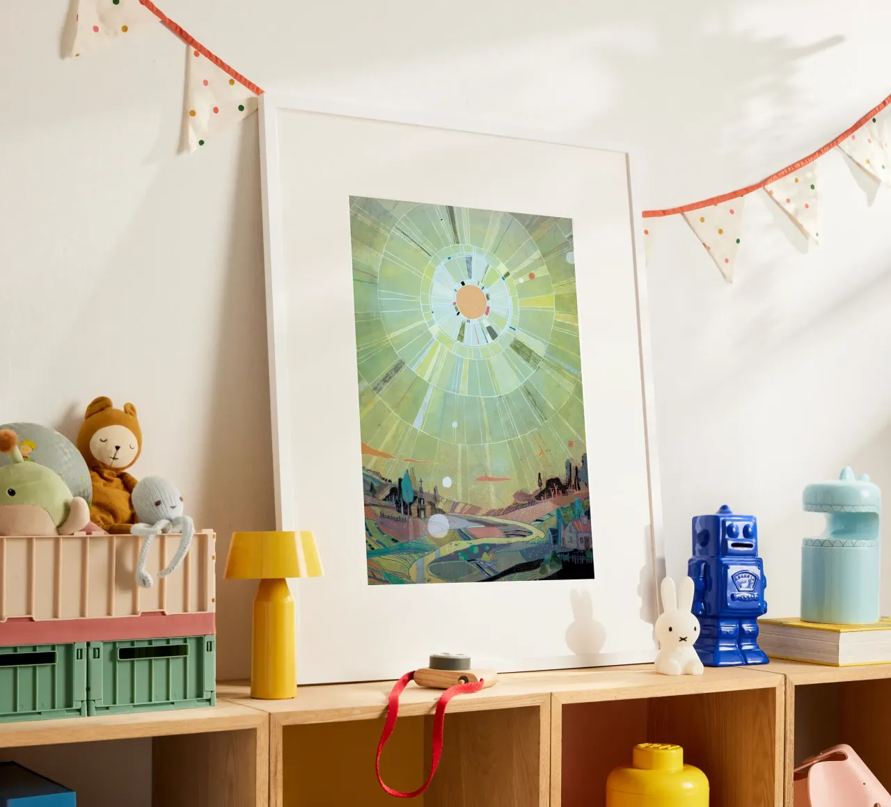 epic sunshine poster con telaio in plastica da melts