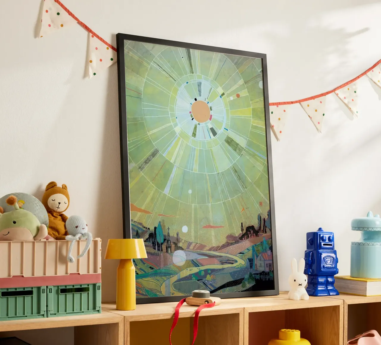 epic sunshine poster con telaio in plastica da melts
