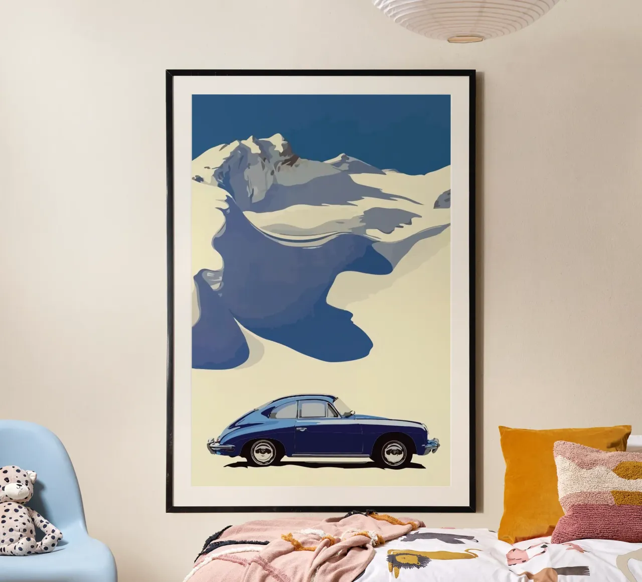 car on epic poster con telaio in legno da hamily