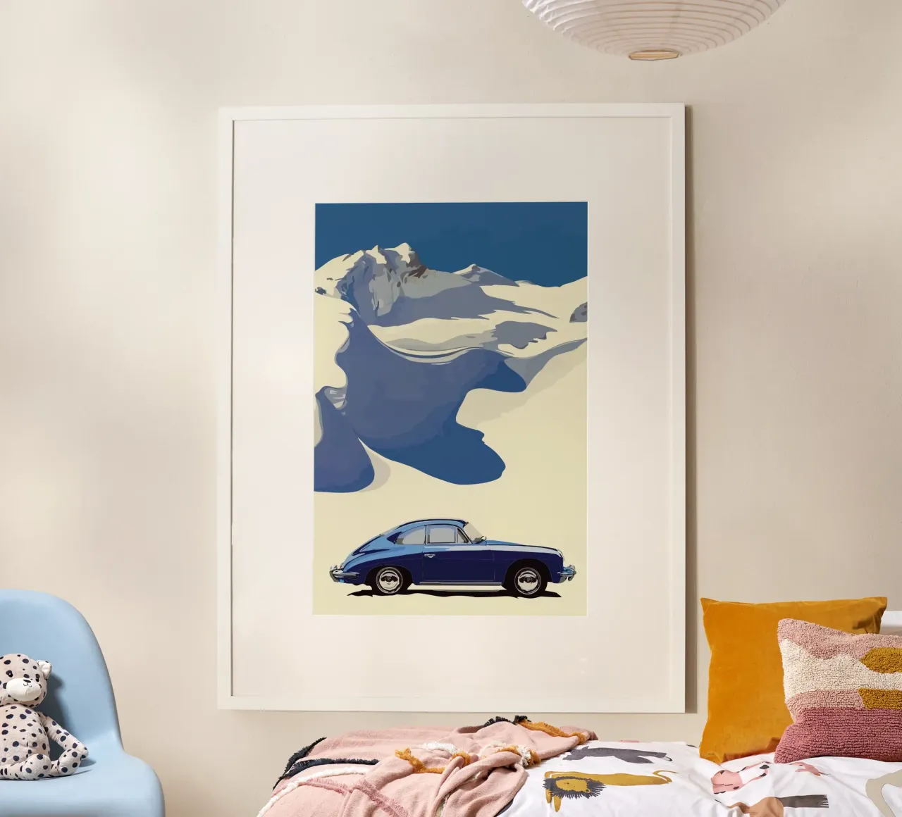 car on epic poster con telaio in legno da hamily
