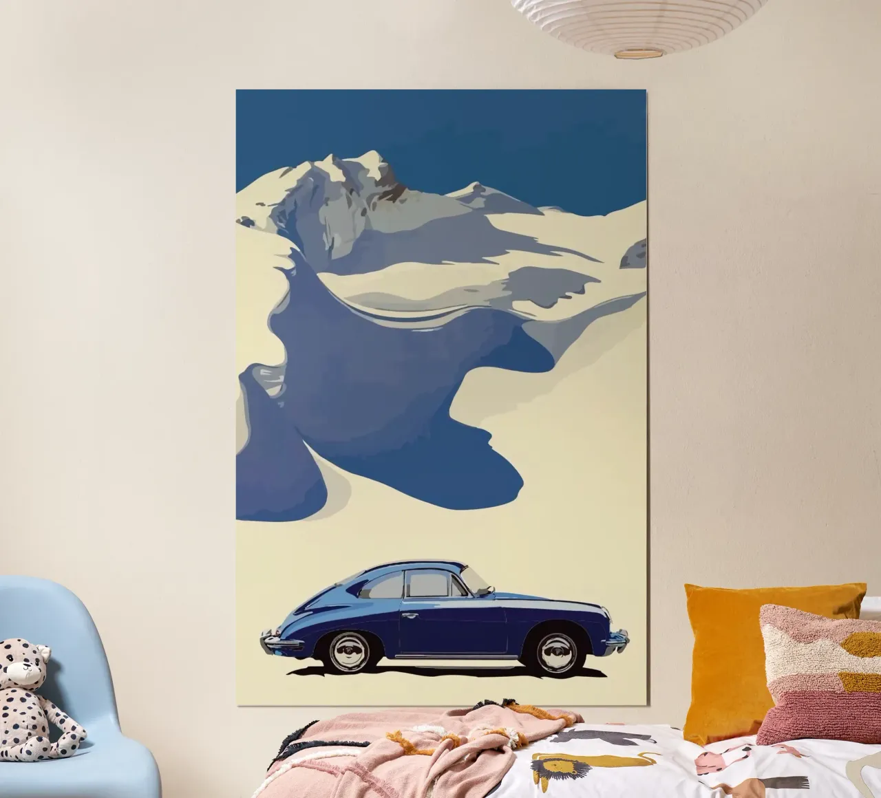 car on epic poster con telaio in legno da hamily