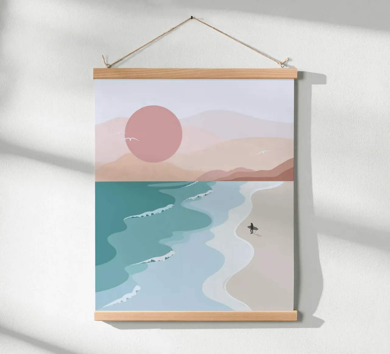 the line of beach poster da hamily