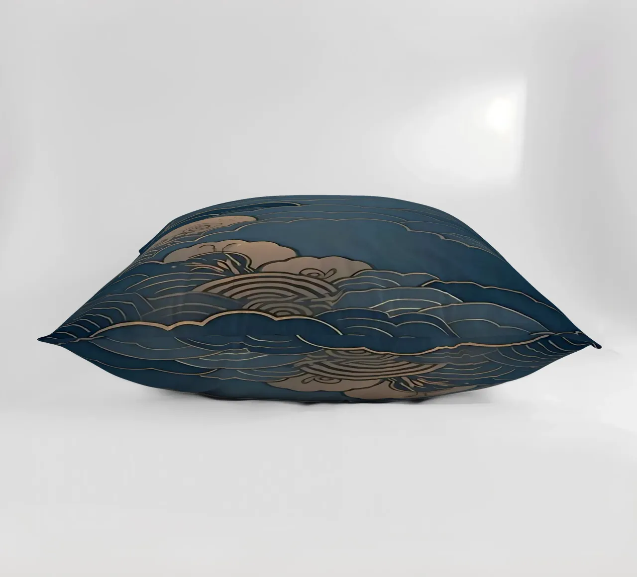 wave of cloud canvas cuscino da melts
