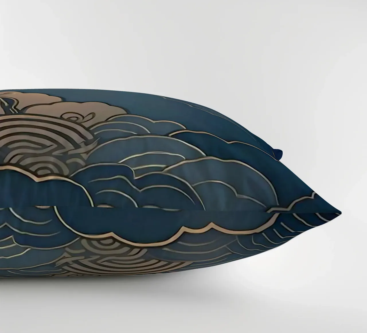 wave of cloud canvas cuscino da melts