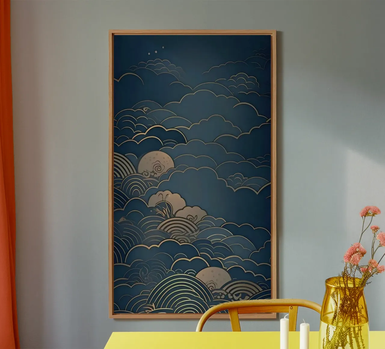 wave of cloud canvas alluminio dibond da melts