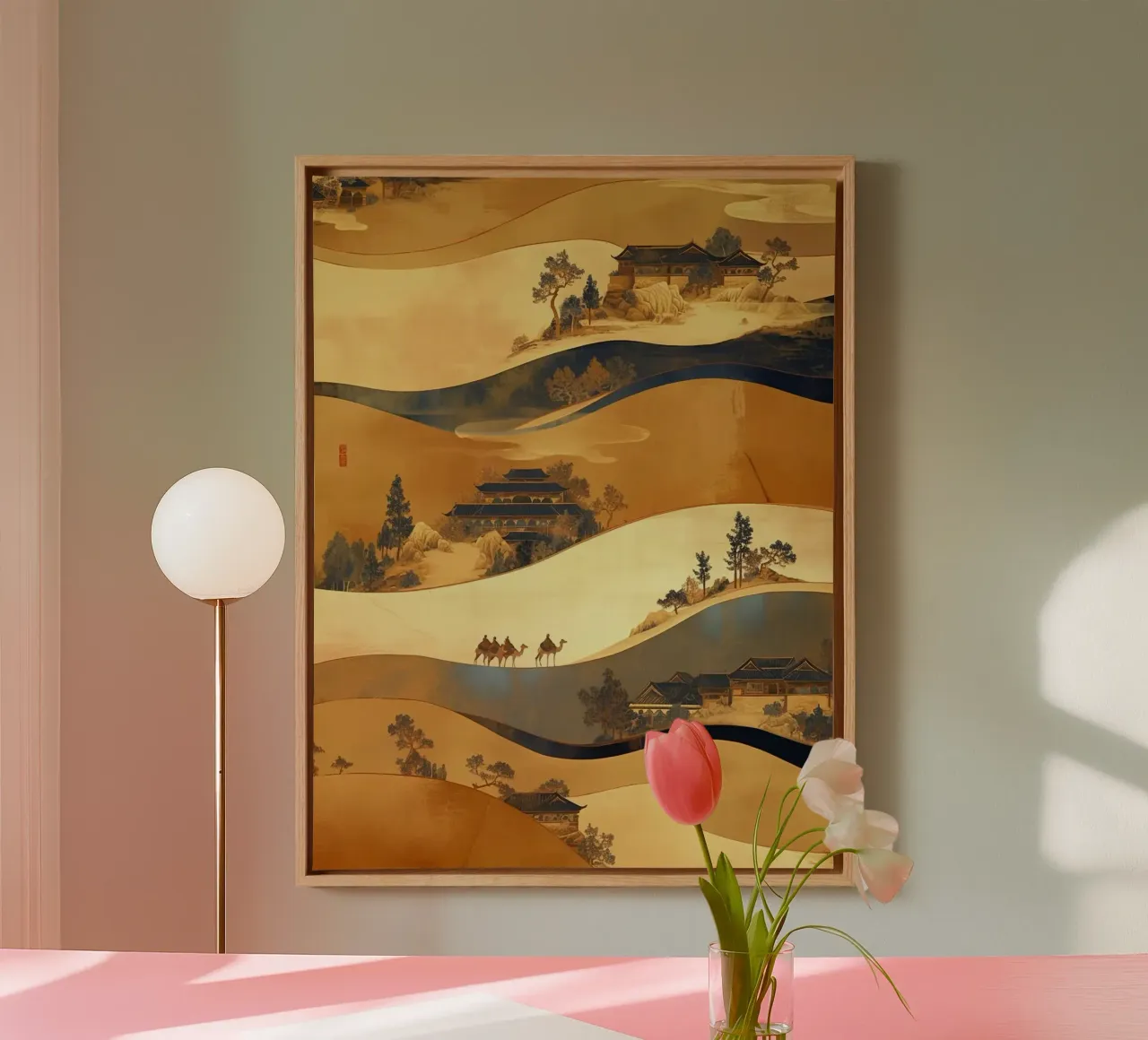 epic scene history canvas met Baklijst van melts