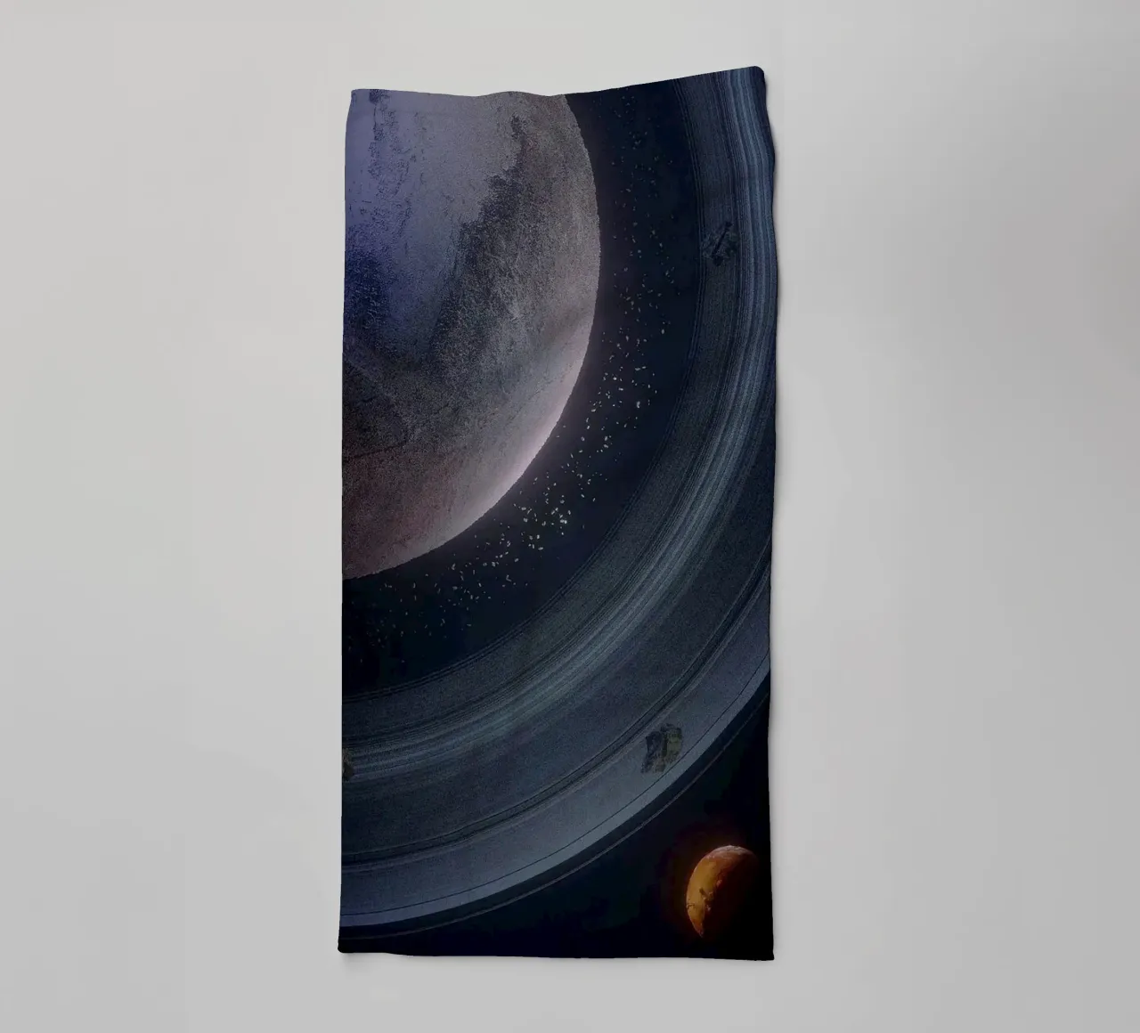 circle line around space asciugamano da bagno da melts