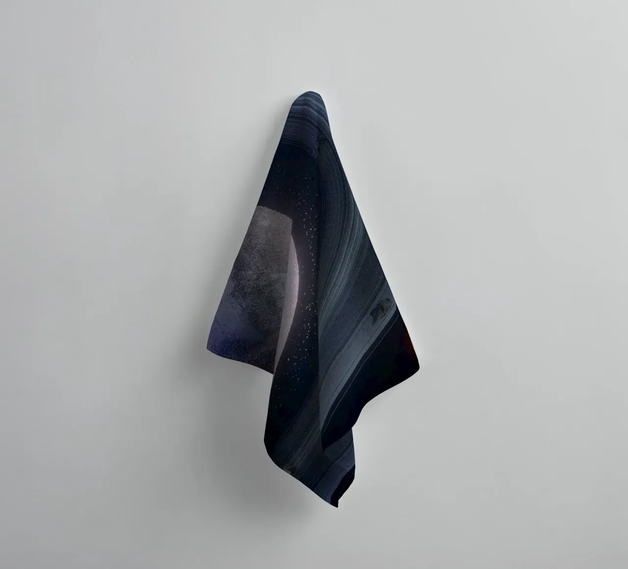 circle line around space asciugamano da bagno da melts