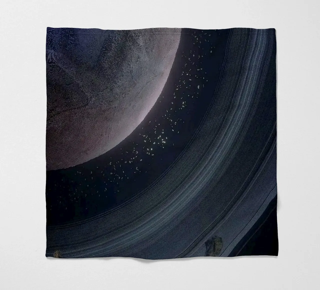 circle line around space coperta in pile da melts