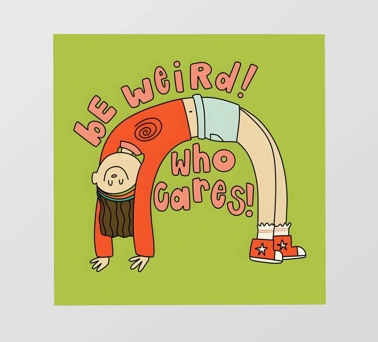 "bE weiRd! who çares! pellicola backlit da Type & Tape