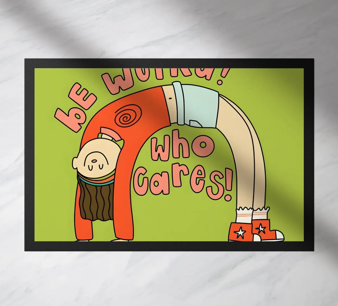 "bE weiRd! who çares! zerbino da Type & Tape