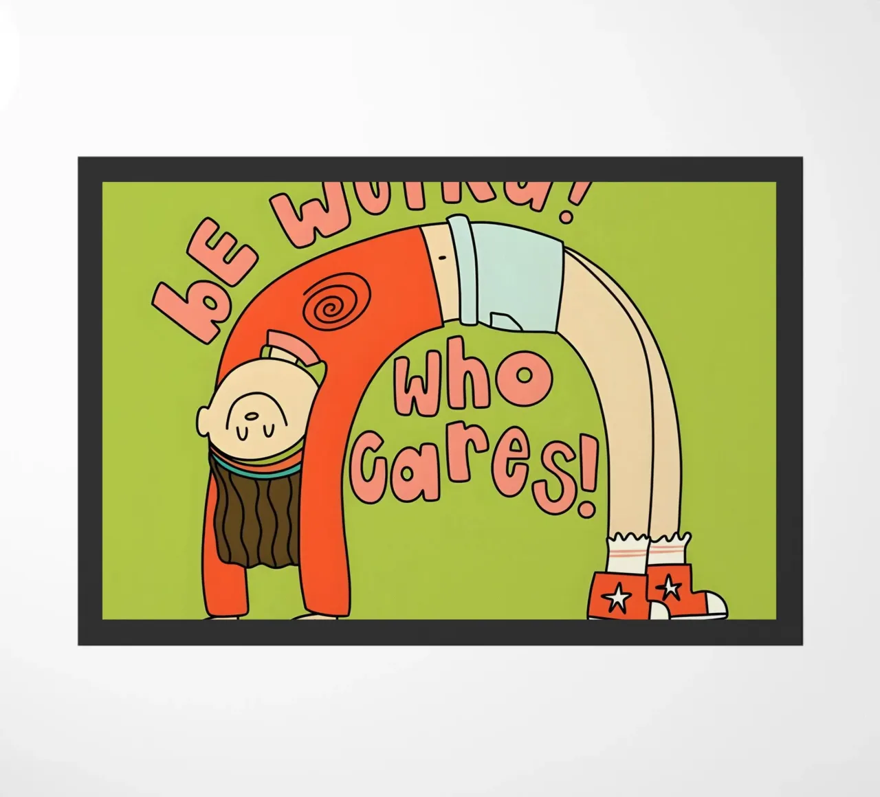 "bE weiRd! who çares! zerbino da Type & Tape