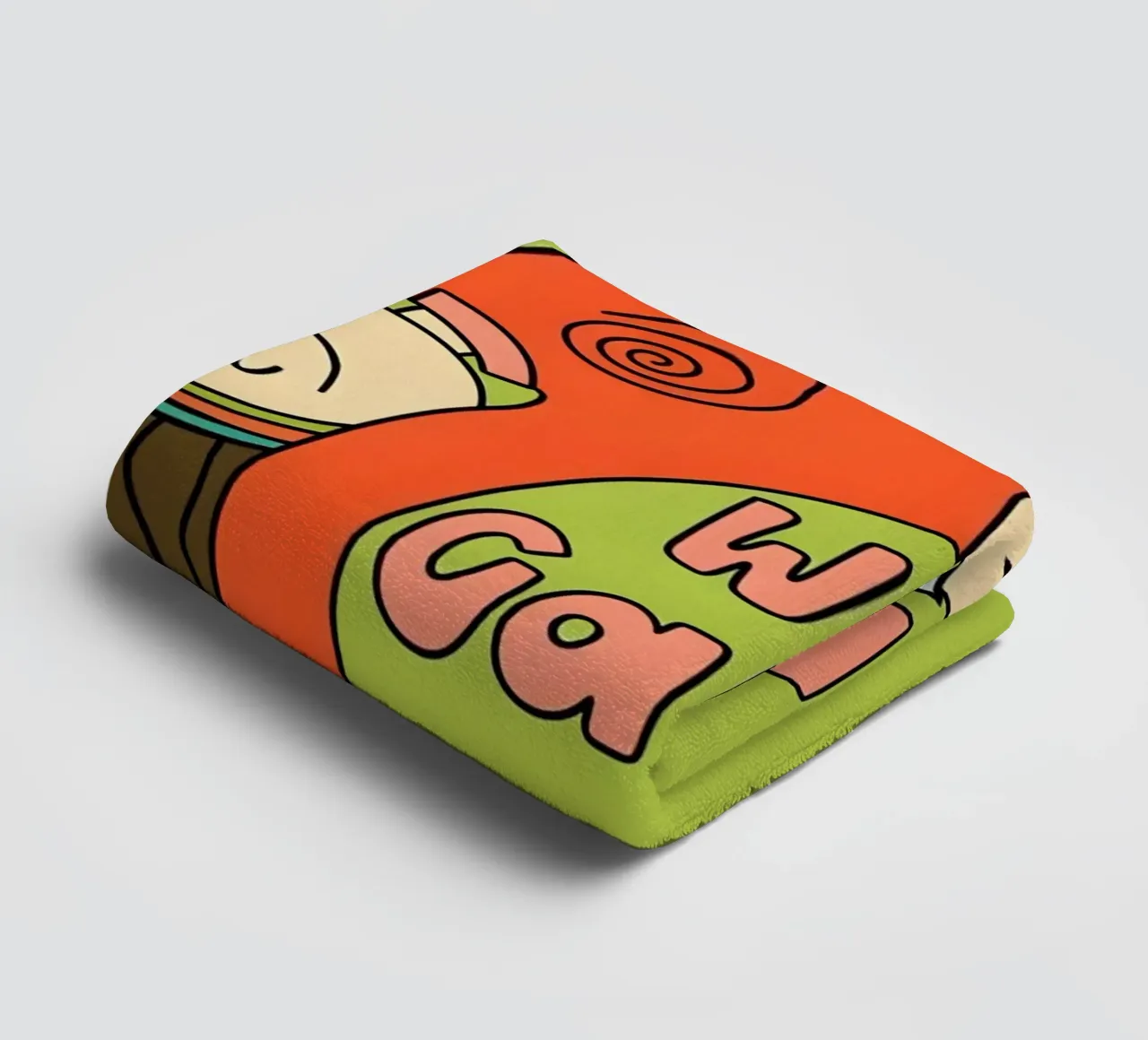 "bE weiRd! who çares! asciugamano da bagno da Type & Tape