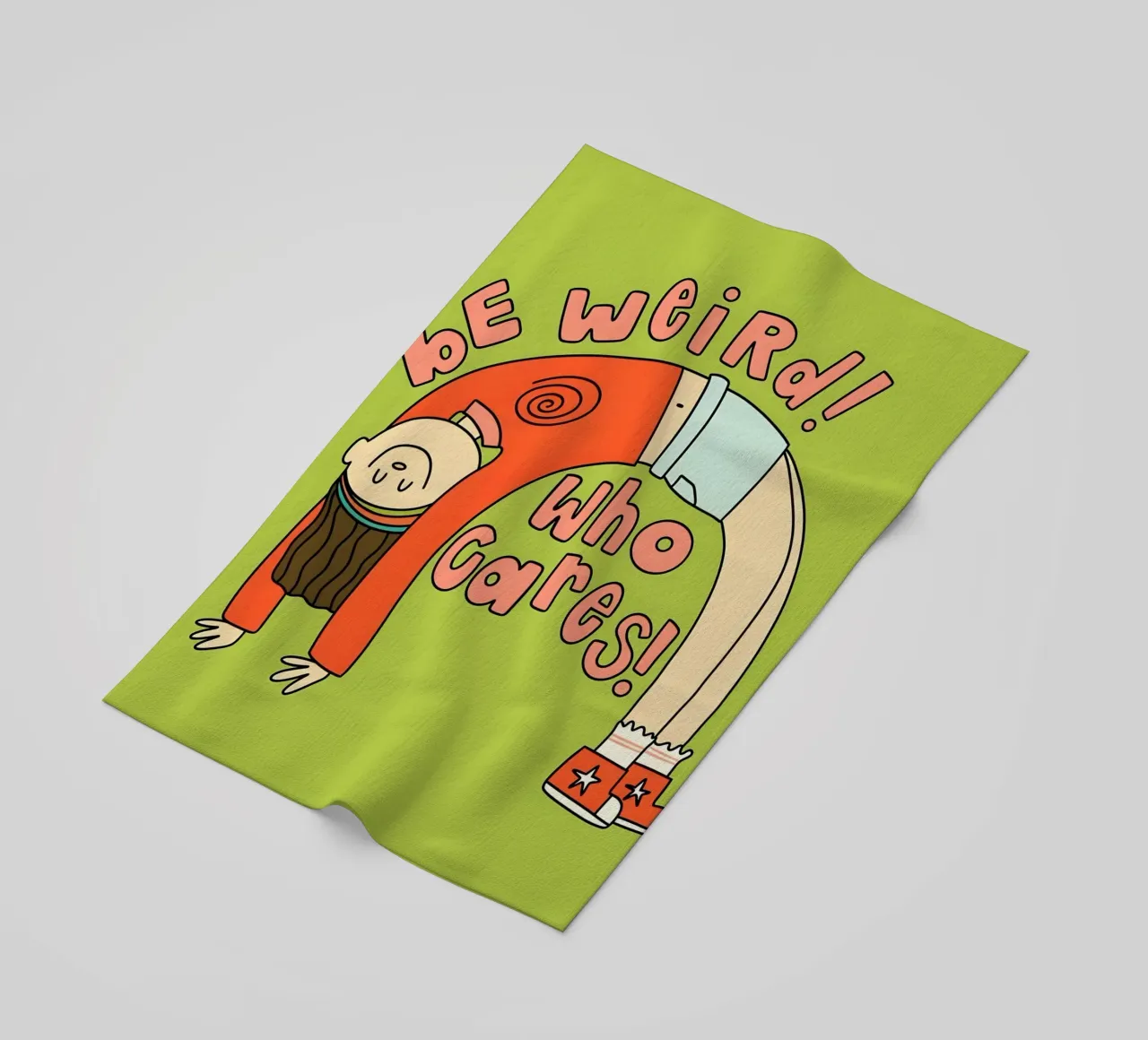 "bE weiRd! who çares! telo mare da Type & Tape