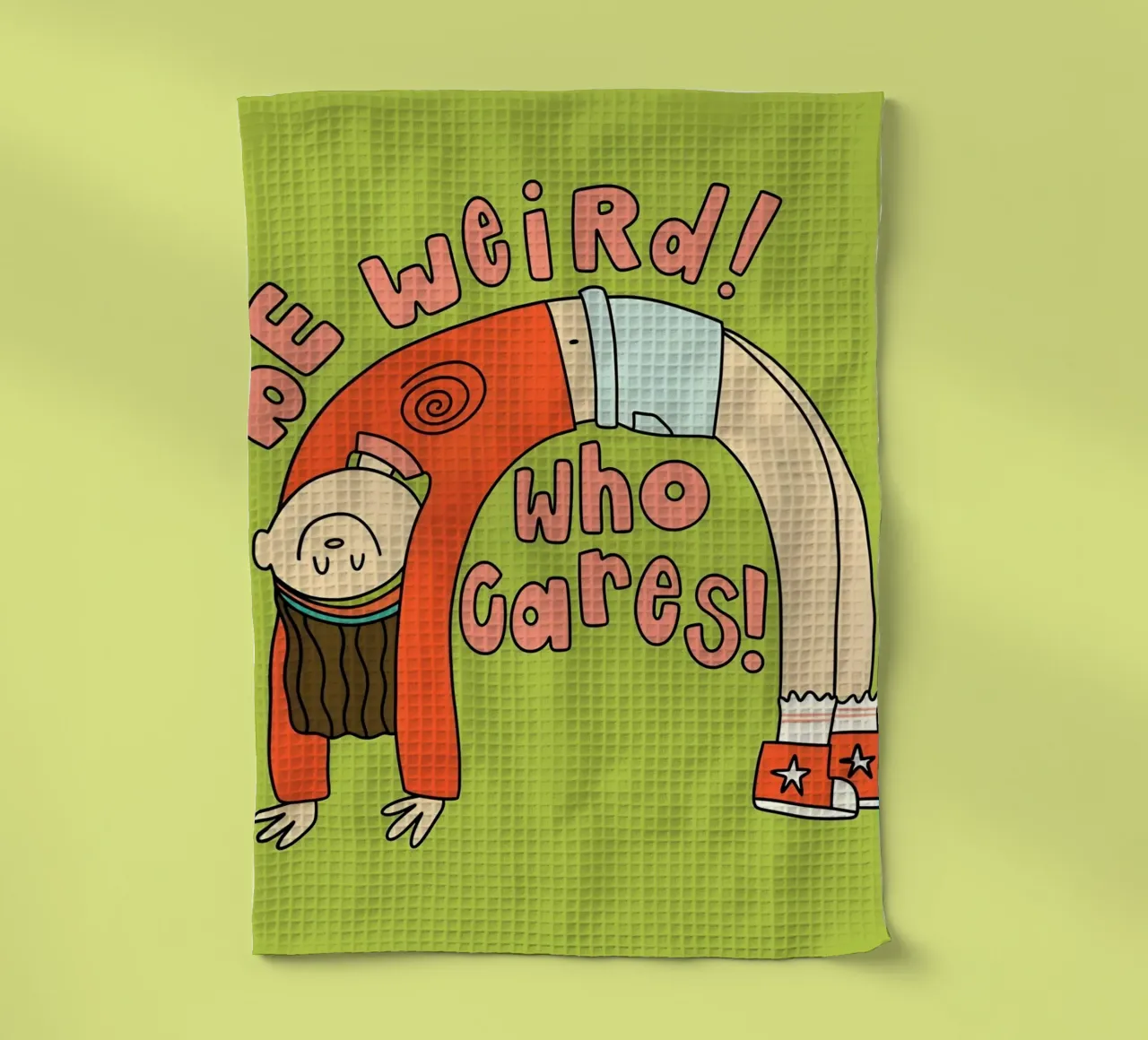 "bE weiRd! who çares! canovaccio da cucina da Type & Tape