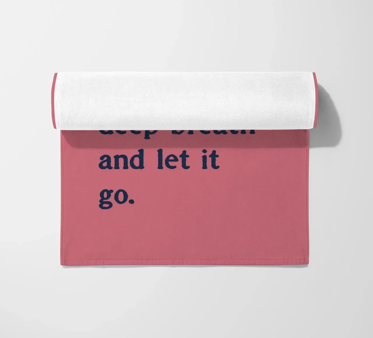 She took a deep breath and let it go. telo mare da Fraysein Design