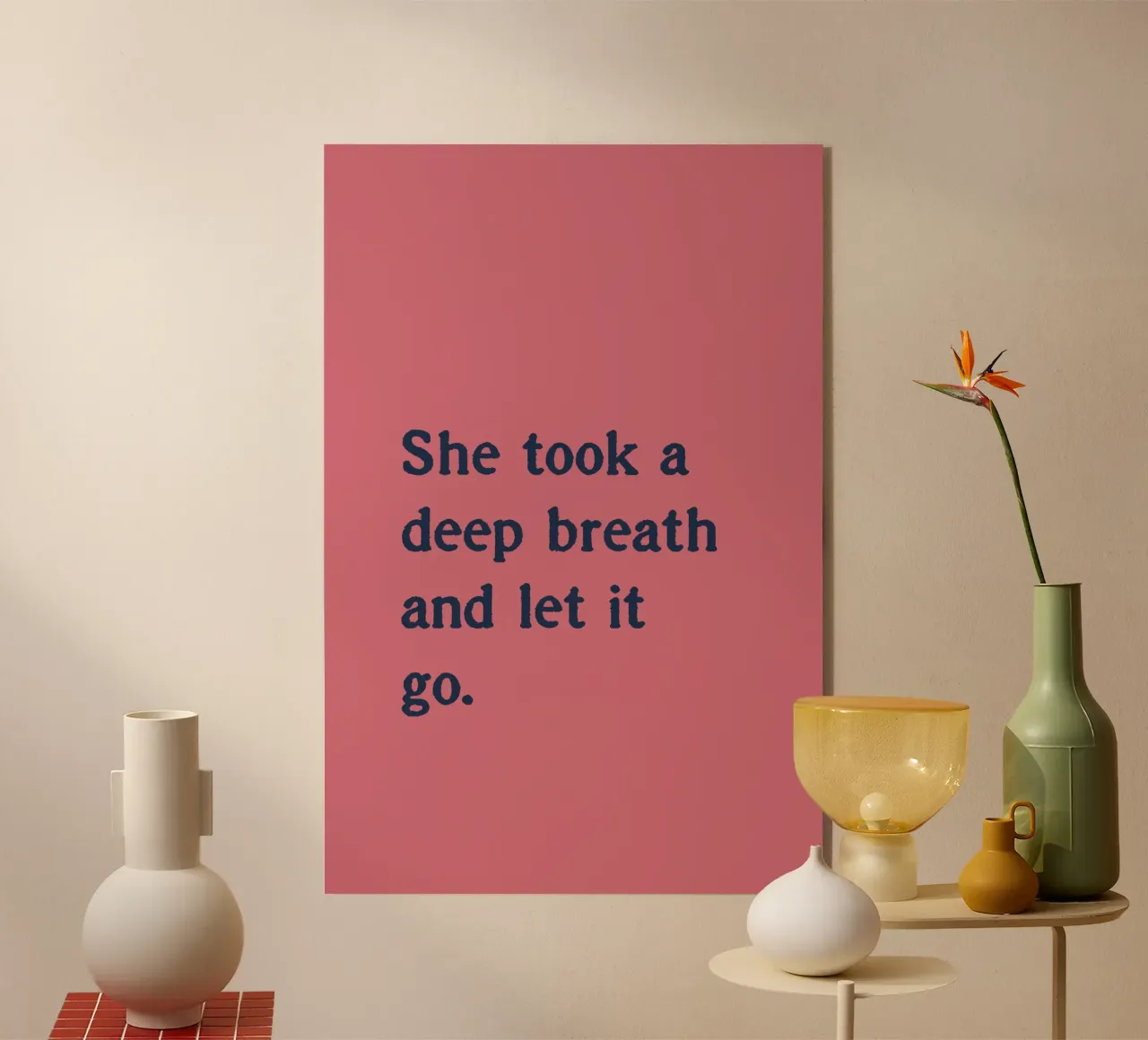 She took a deep breath and let it go. plexiglass da Fraysein Design