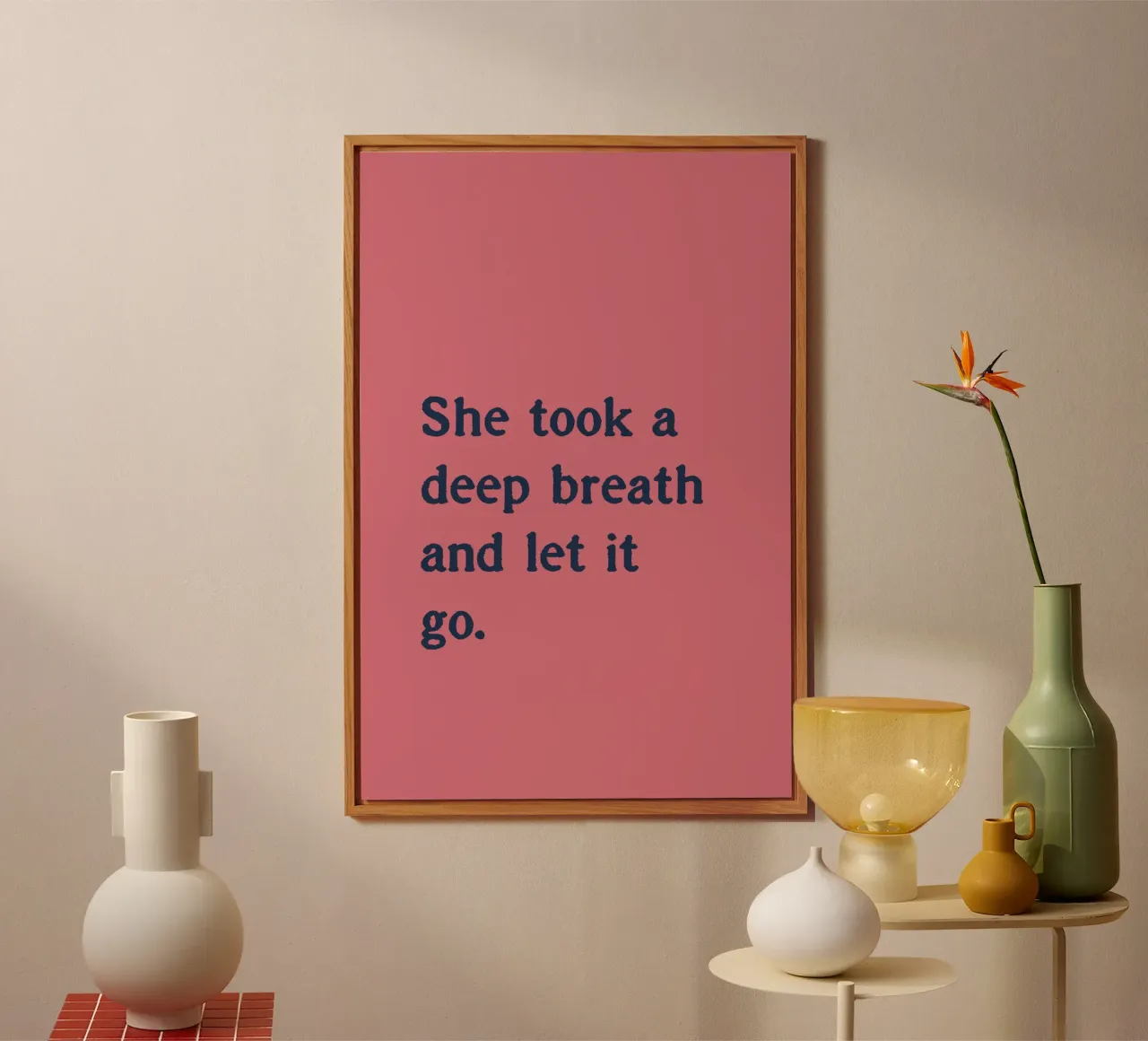 She took a deep breath and let it go. alluminio dibond da Fraysein Design