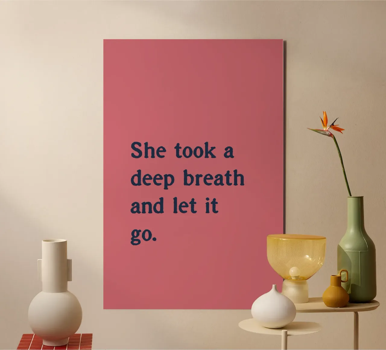 She took a deep breath and let it go. alluminio dibond da Fraysein Design