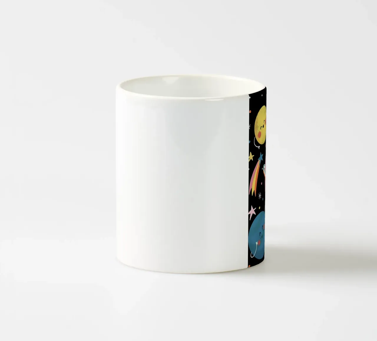 "YOU ARE OUT OF THIS WORLD! tazza in ceramica da Type & Tape