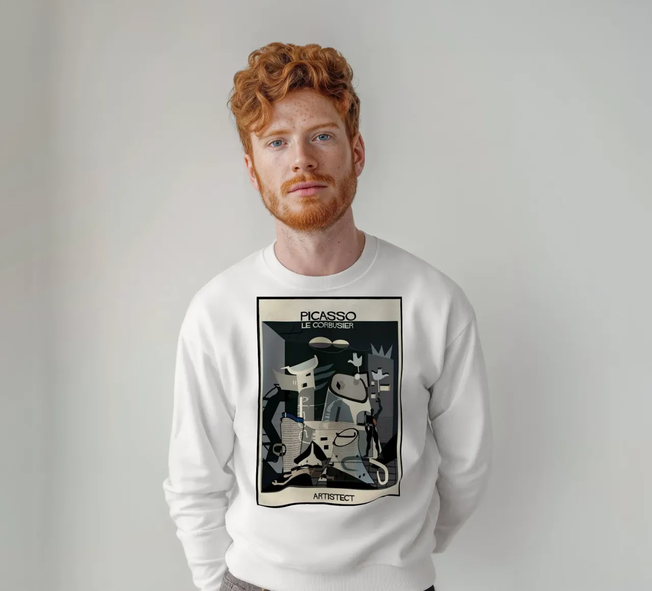 Picasso Le Corbusier felpa da Günstiger Laden