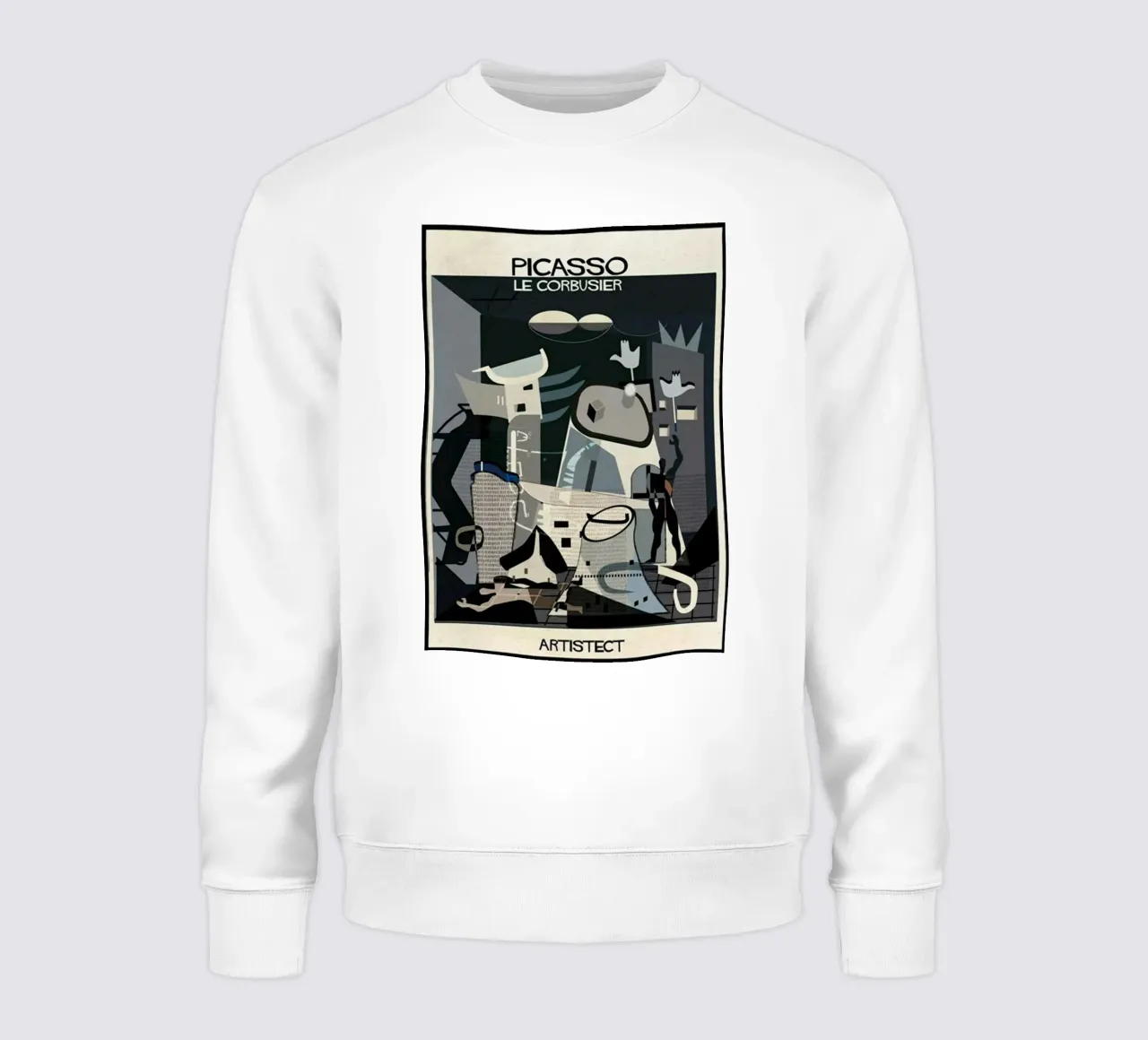 Picasso Le Corbusier felpa da Günstiger Laden