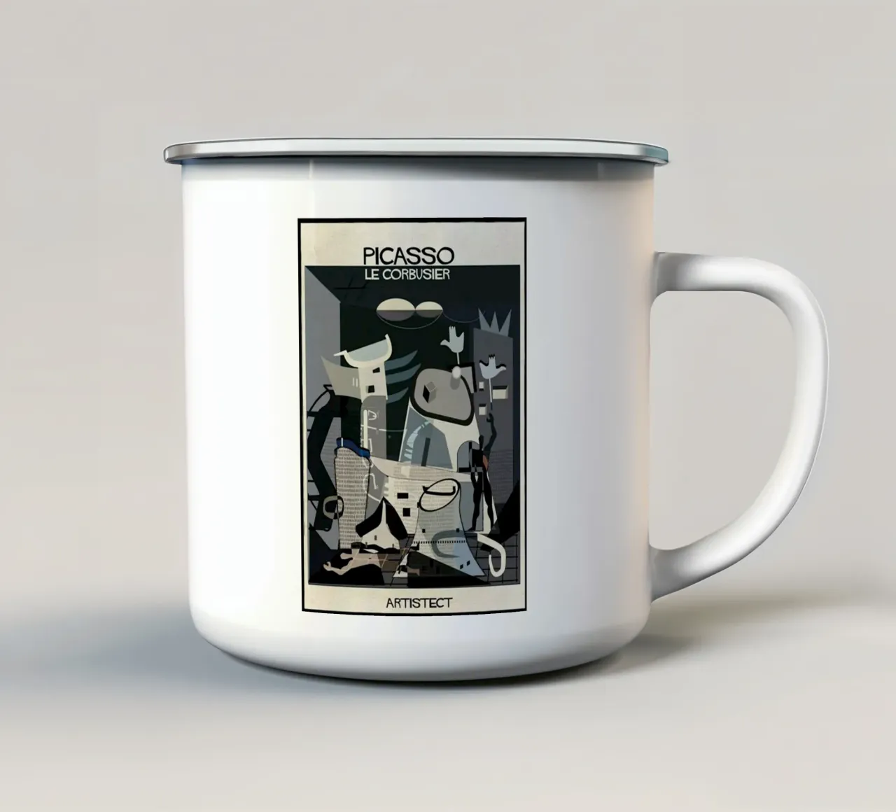 Picasso Le Corbusier tazza in smalto da Günstiger Laden