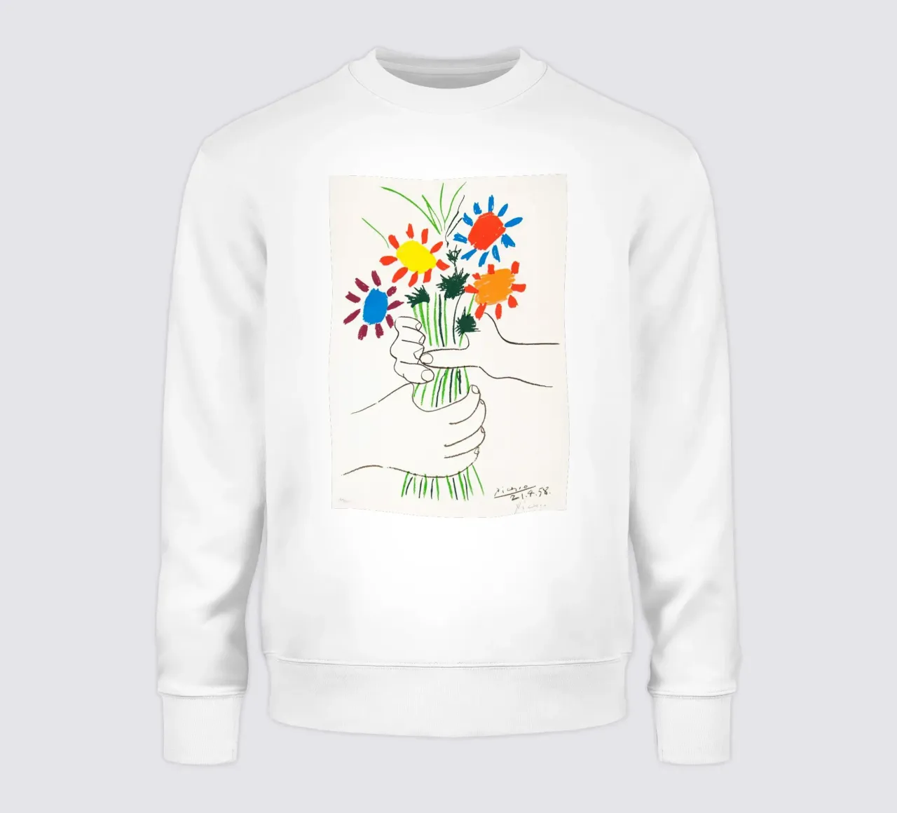 Fiori in vaso - Poster di Picasso felpa da Günstiger Laden