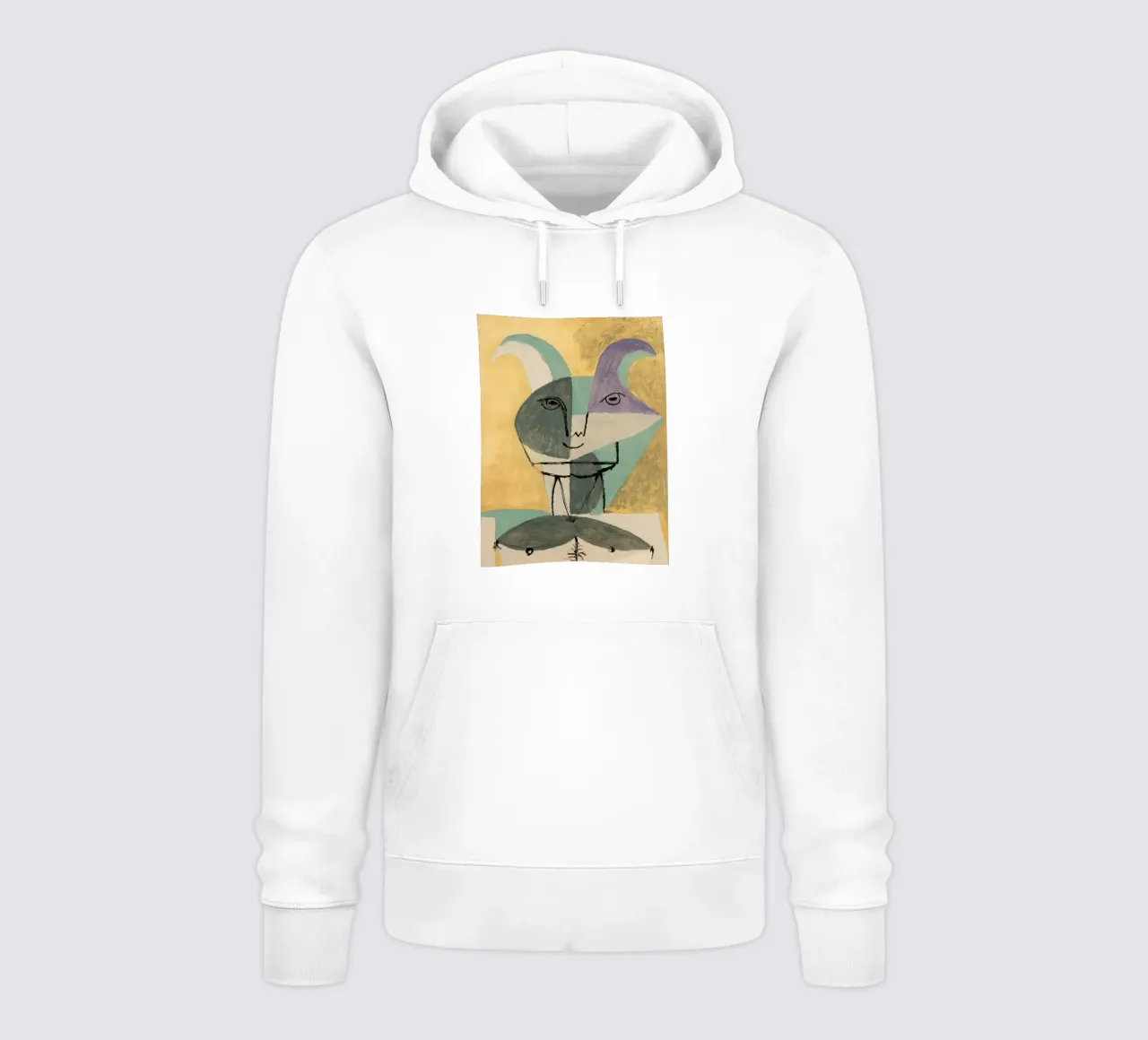 Animale astratto Picasso felpa con cappuccio da Günstiger Laden