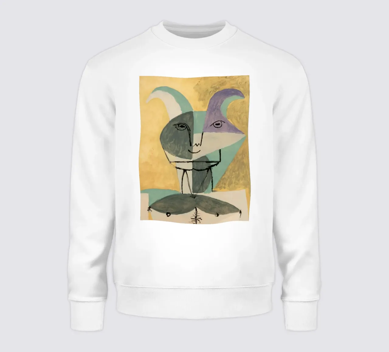 Animale astratto Picasso felpa da Günstiger Laden