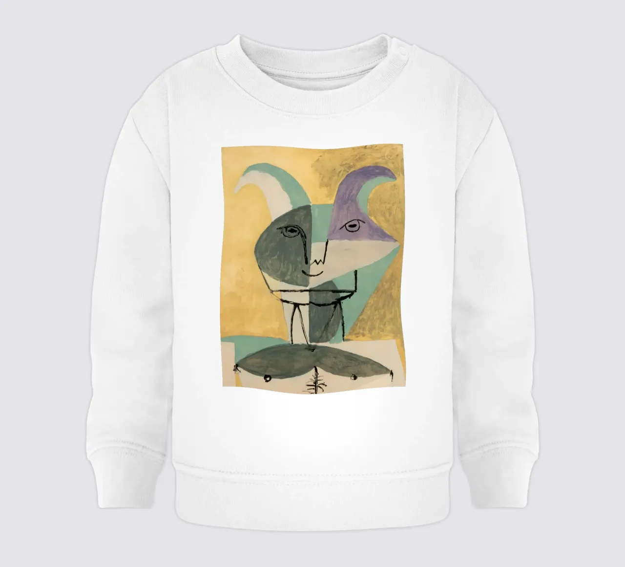 Animale astratto Picasso felpa neonato da Günstiger Laden