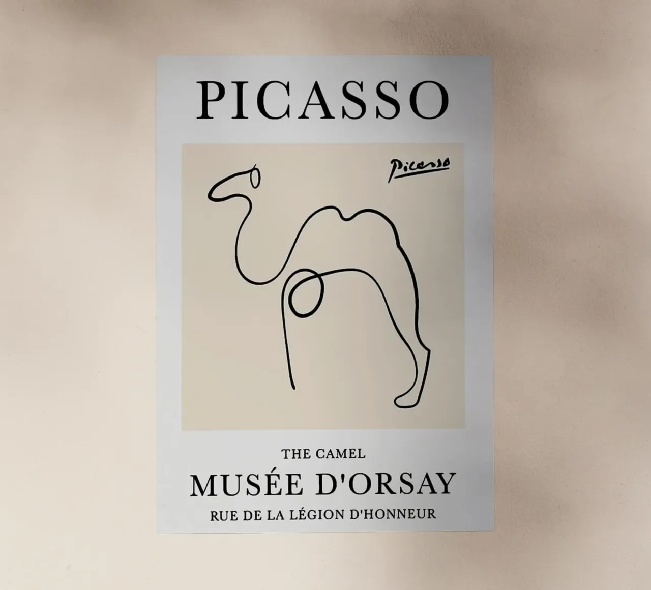 Picasso - The Camel pellicola backlit da Günstiger Laden