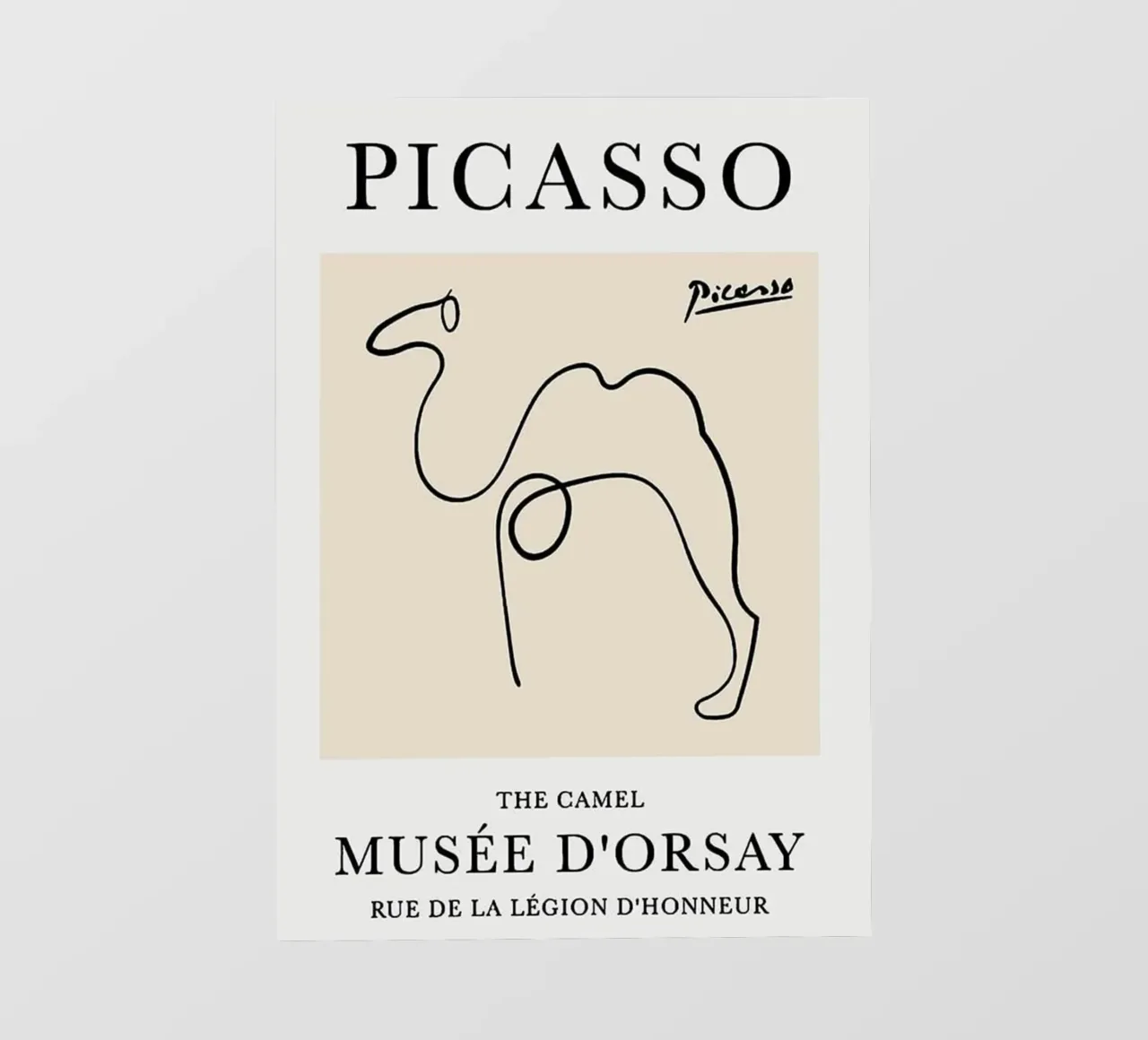 Picasso - The Camel telo in pvc da Günstiger Laden