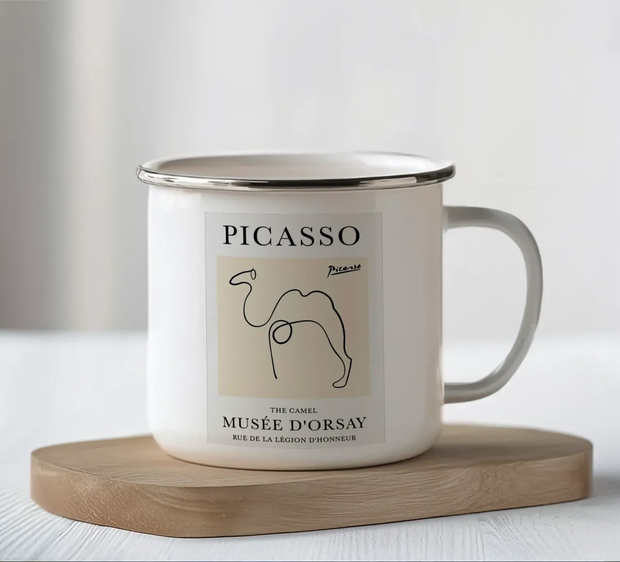 Picasso - The Camel tazza in smalto da Günstiger Laden