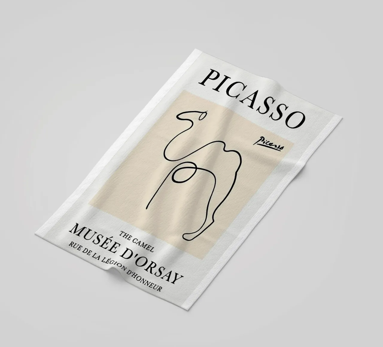 Picasso - The Camel telo mare da Günstiger Laden