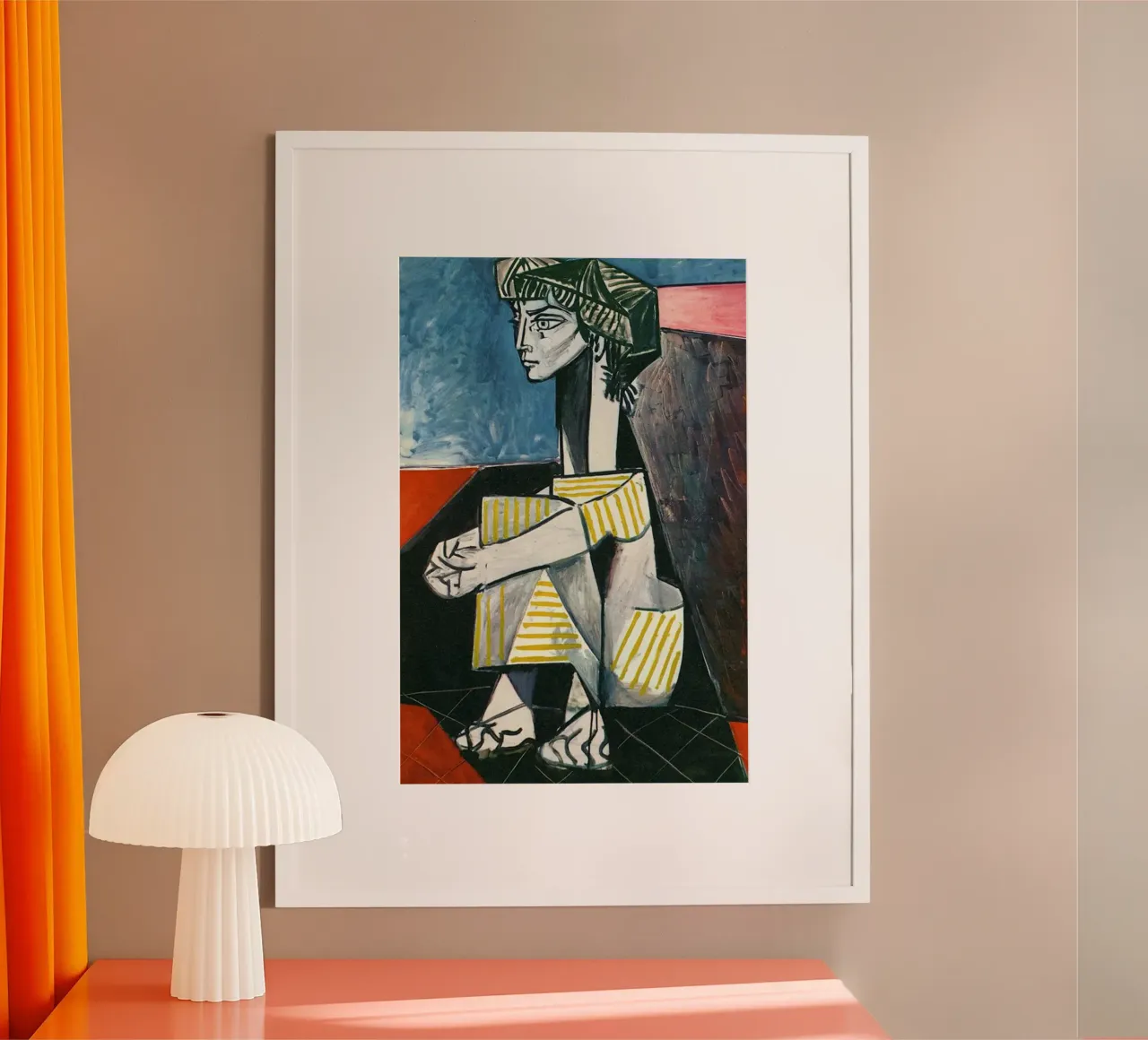 Picasso Alone Pster poster da Günstiger Laden