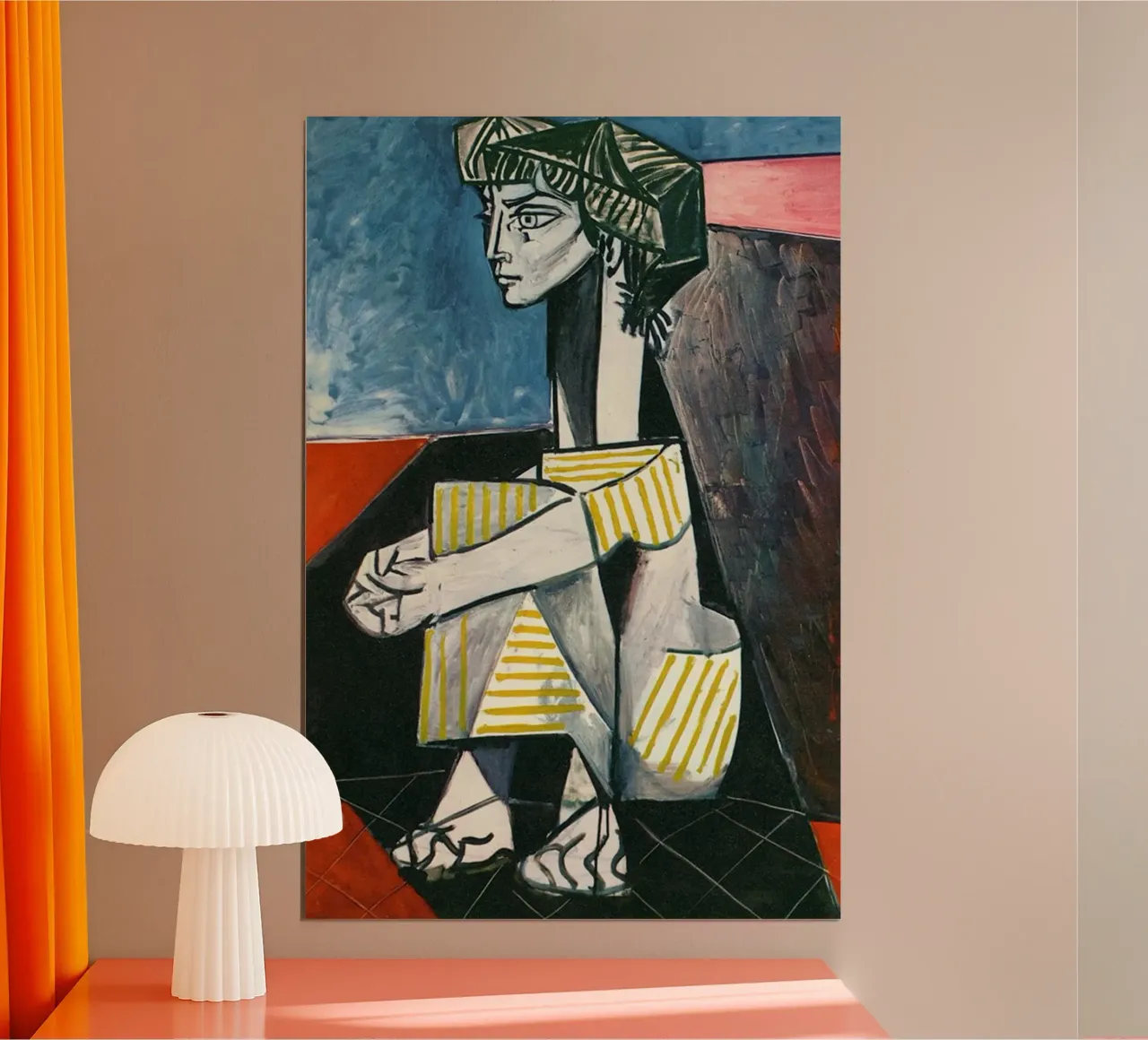 Picasso Alone Pster poster da Günstiger Laden